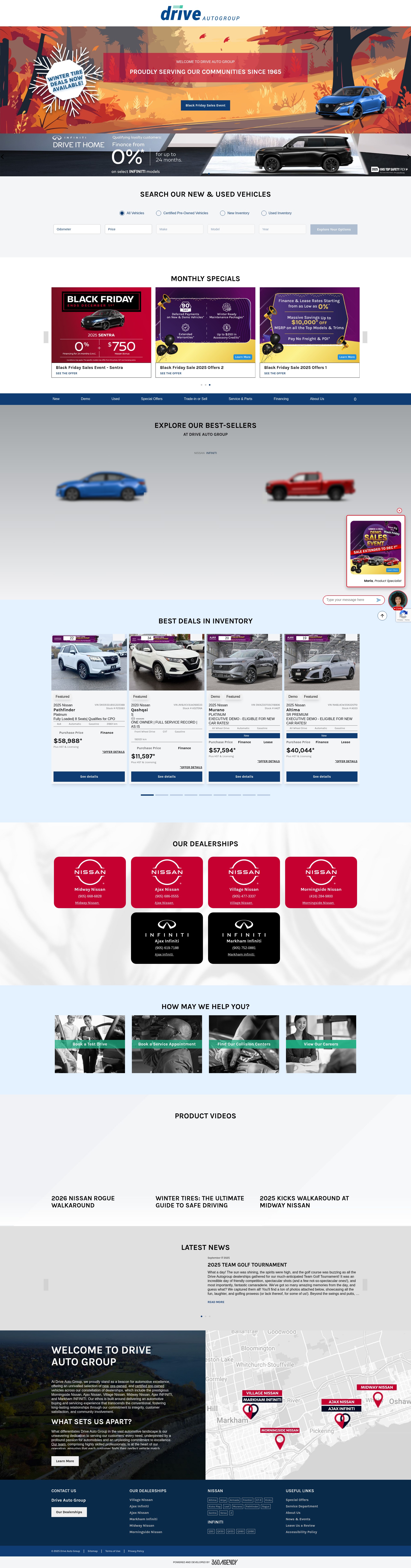 Screenshot of driveautogroup.ca