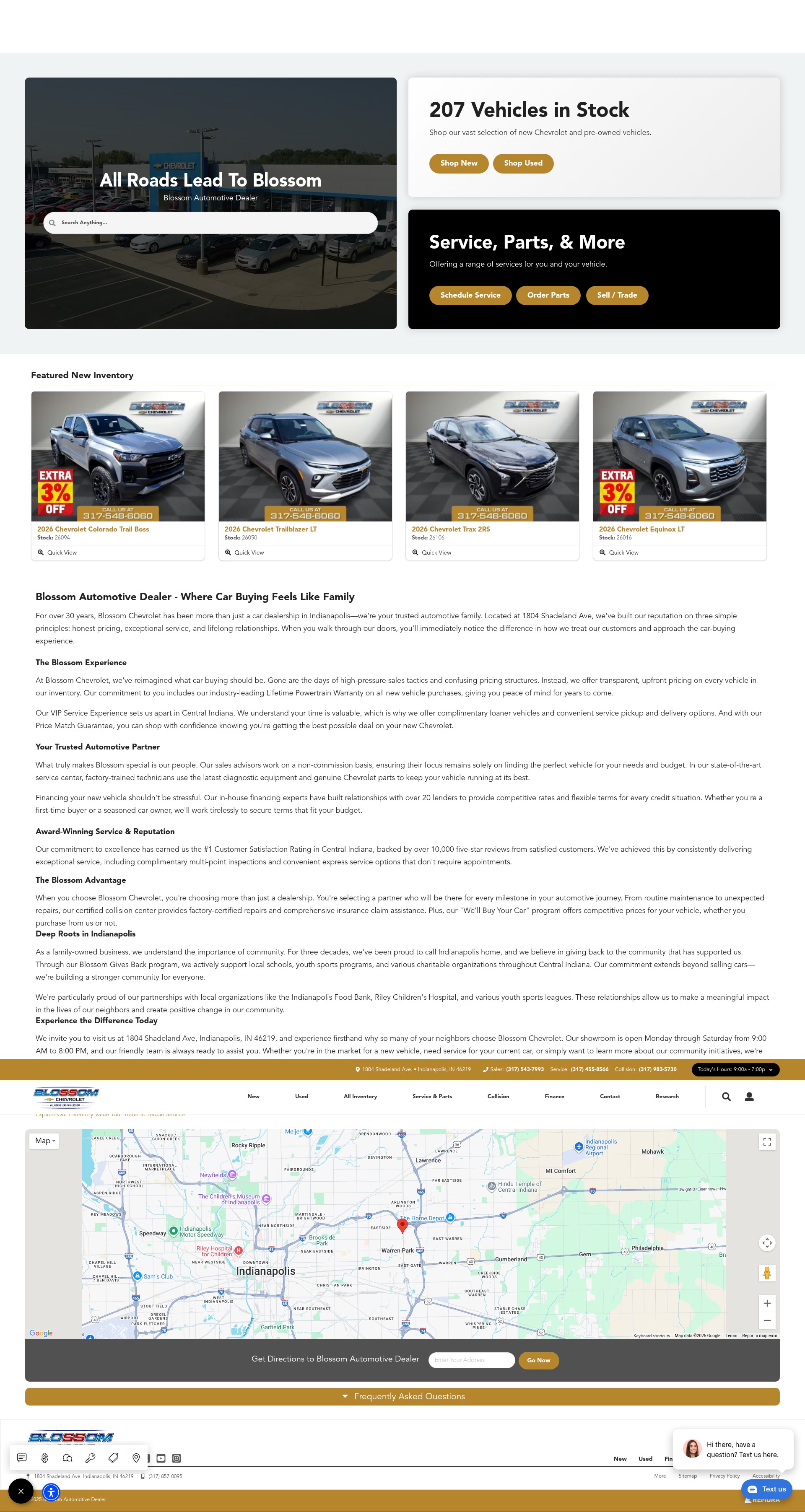 Screenshot of driveblossom.com