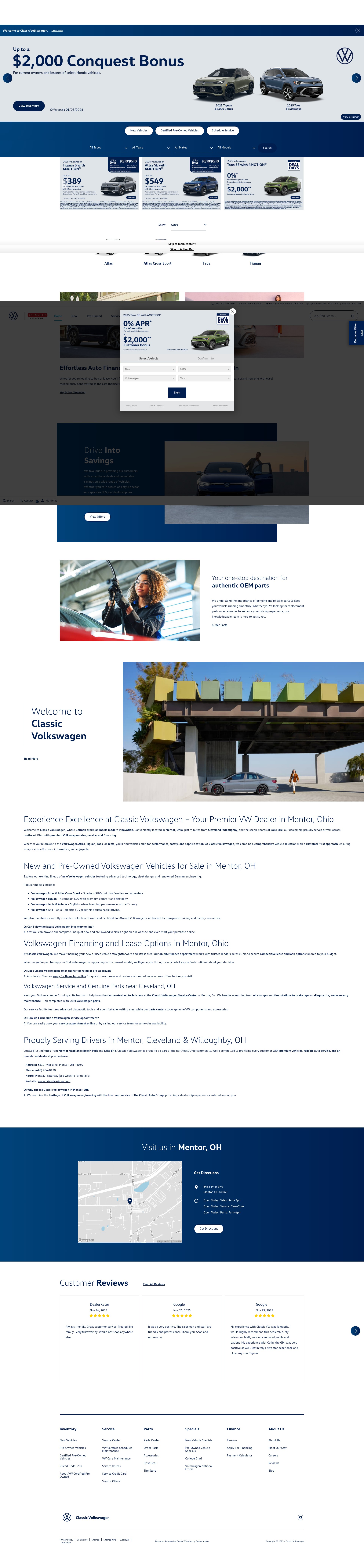 Screenshot of driveclassicvw.com