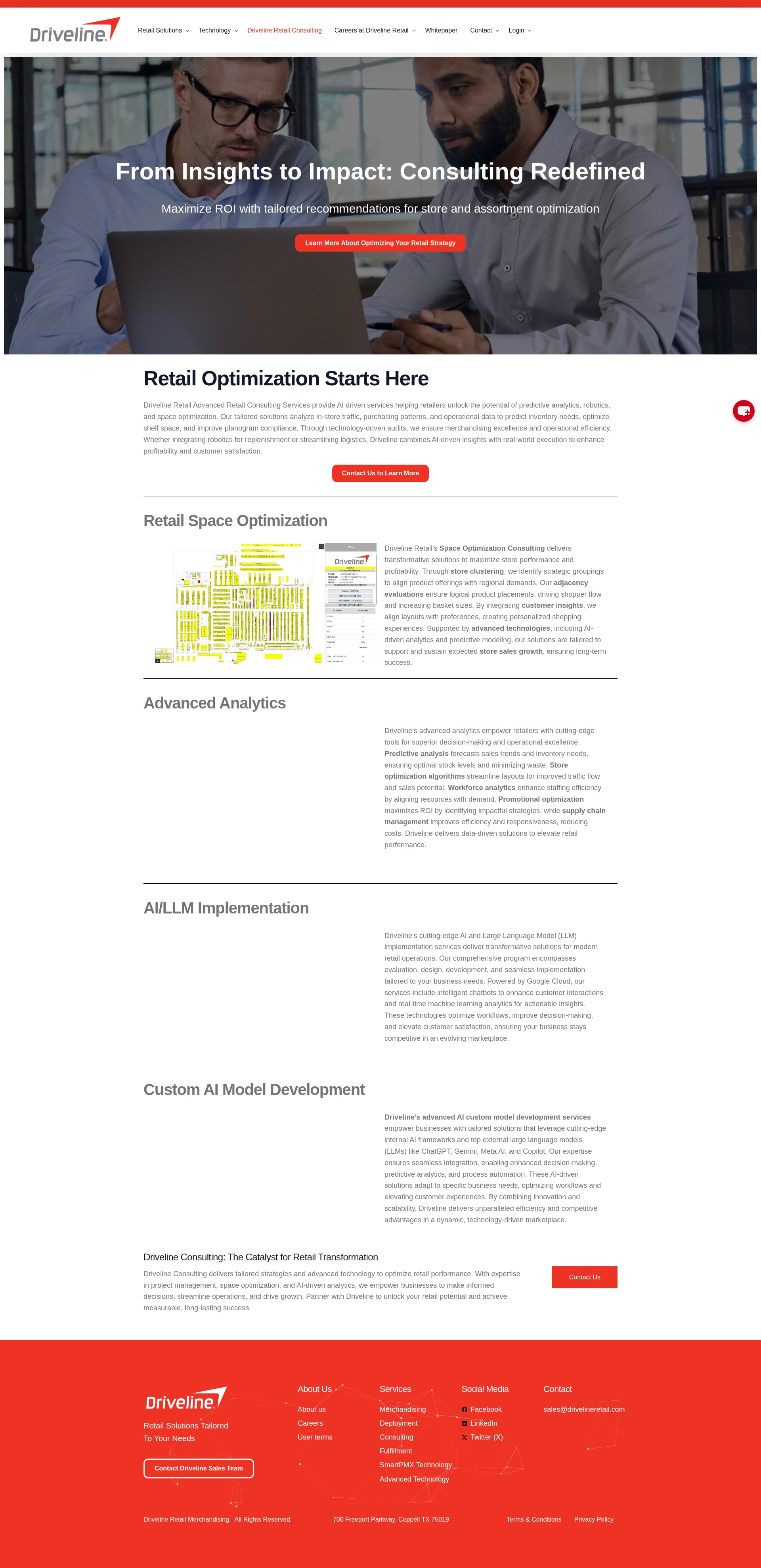 Screenshot of drivelineretail.com