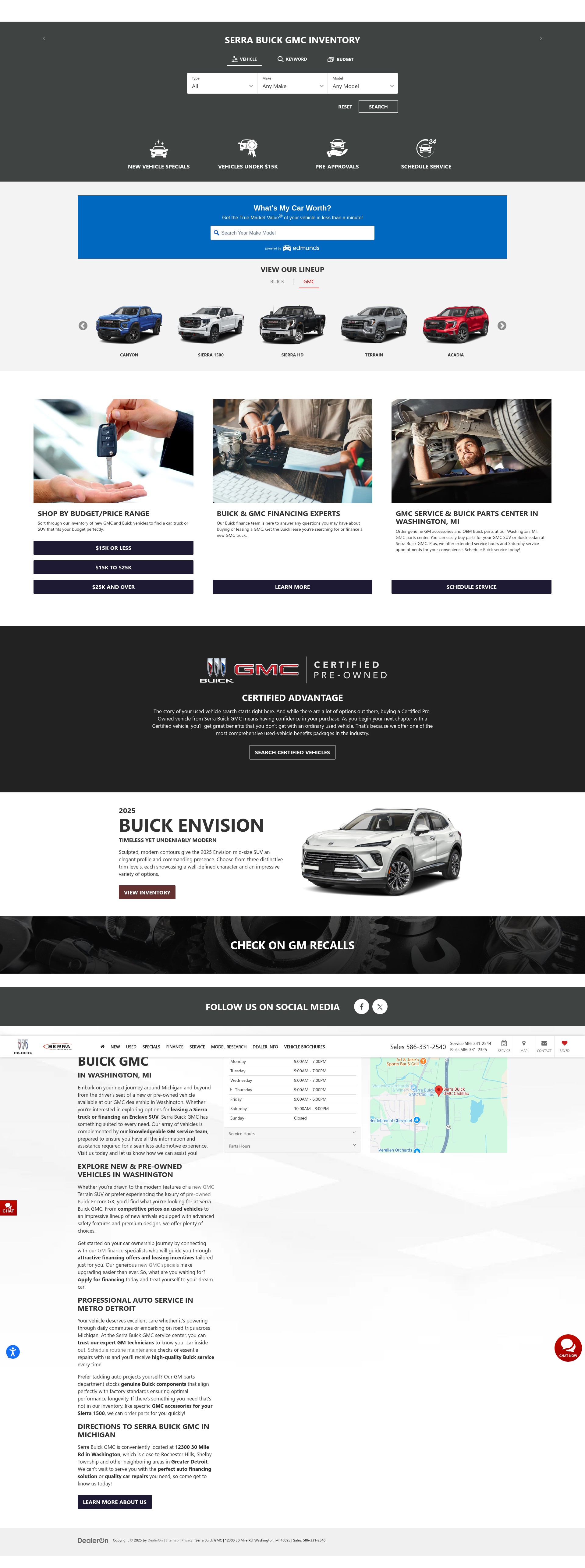 Screenshot of driveserra.com