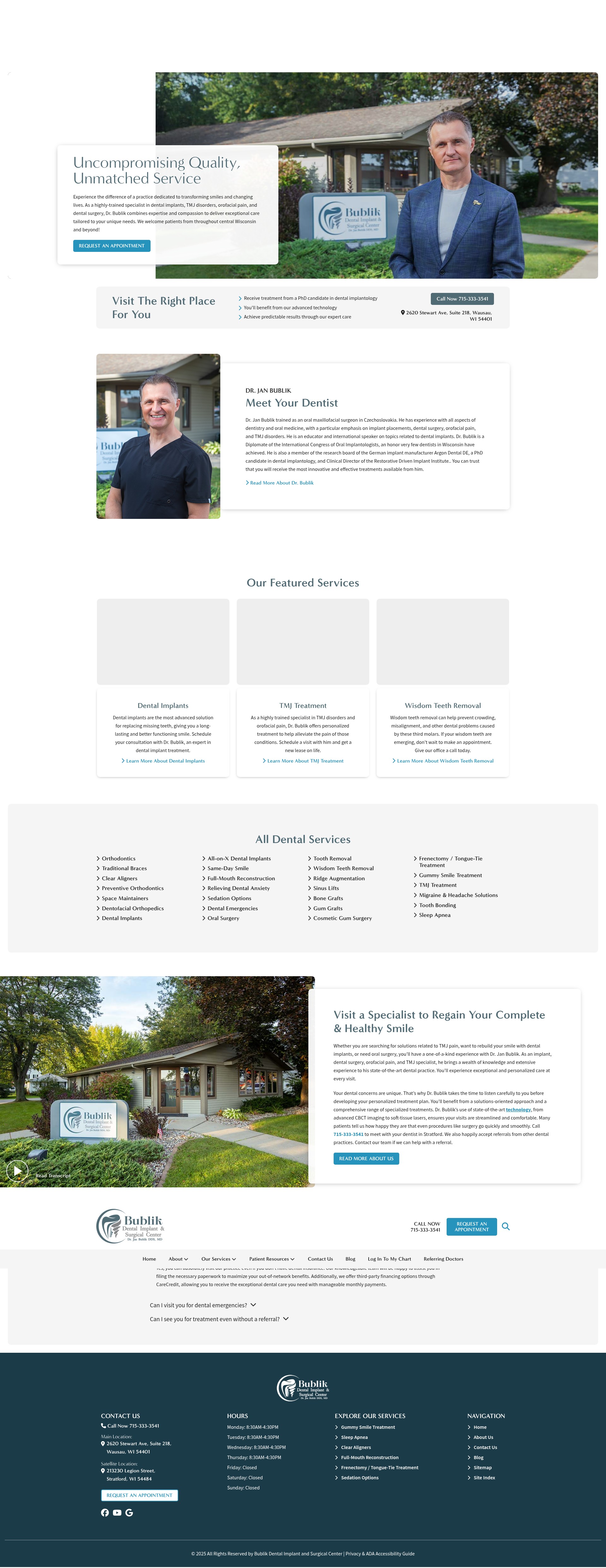 Screenshot of drjanbublik.com