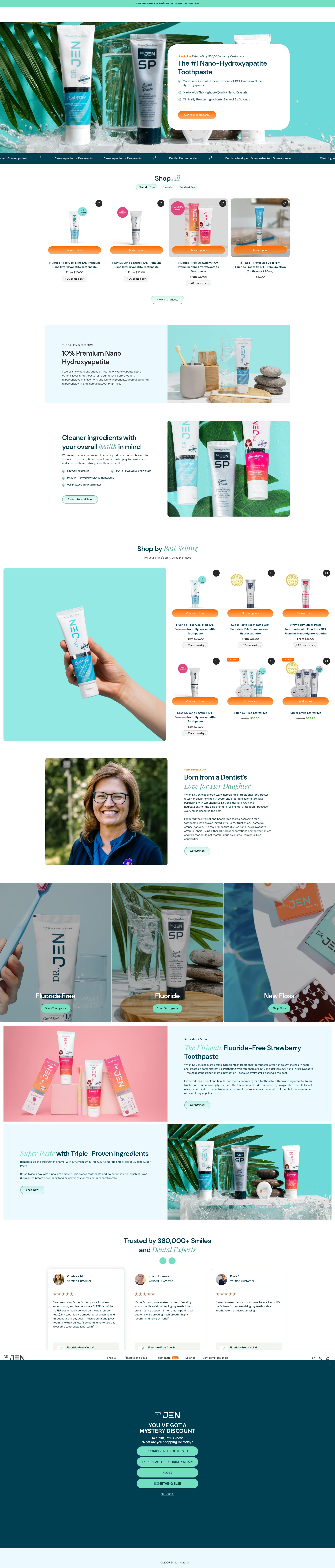 Screenshot of drjennatural.com