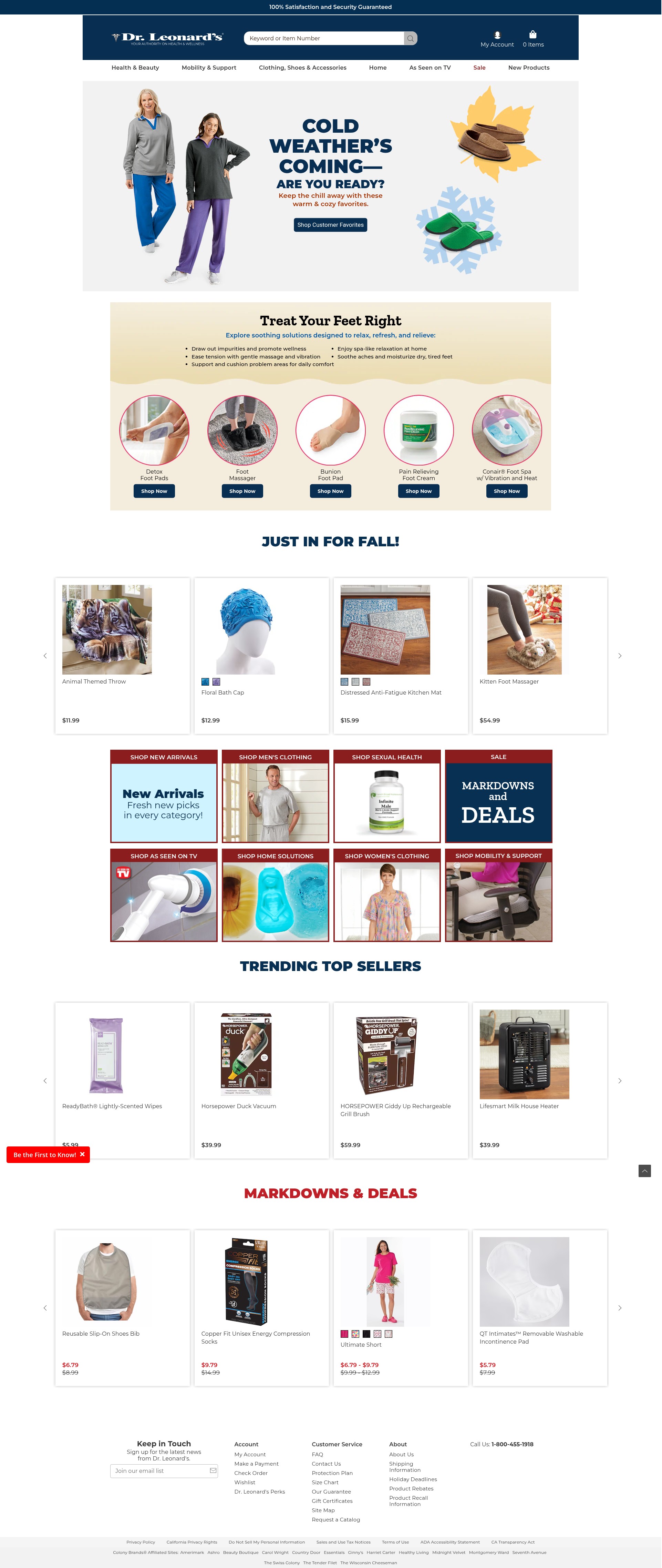 Screenshot of drleonards.com