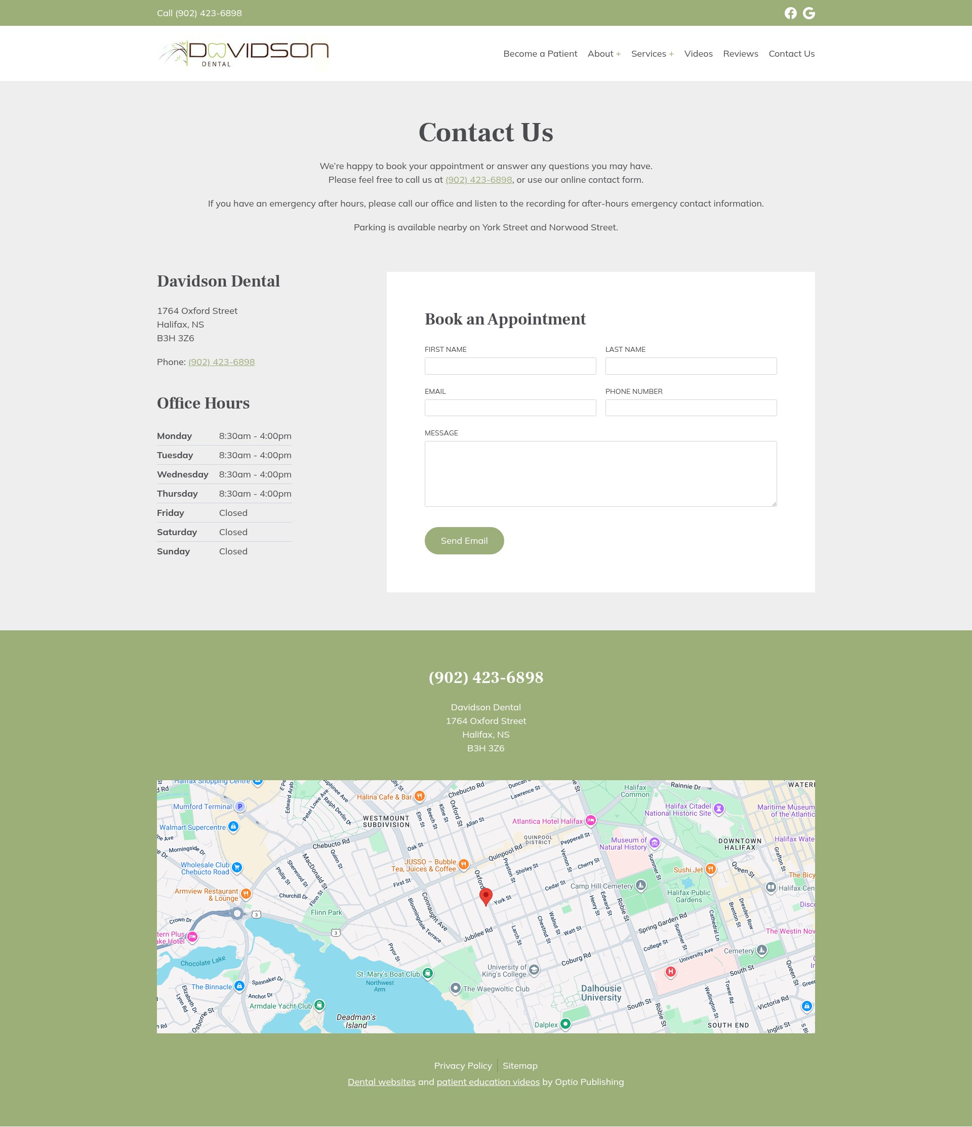 Screenshot of drmendodavidson.com