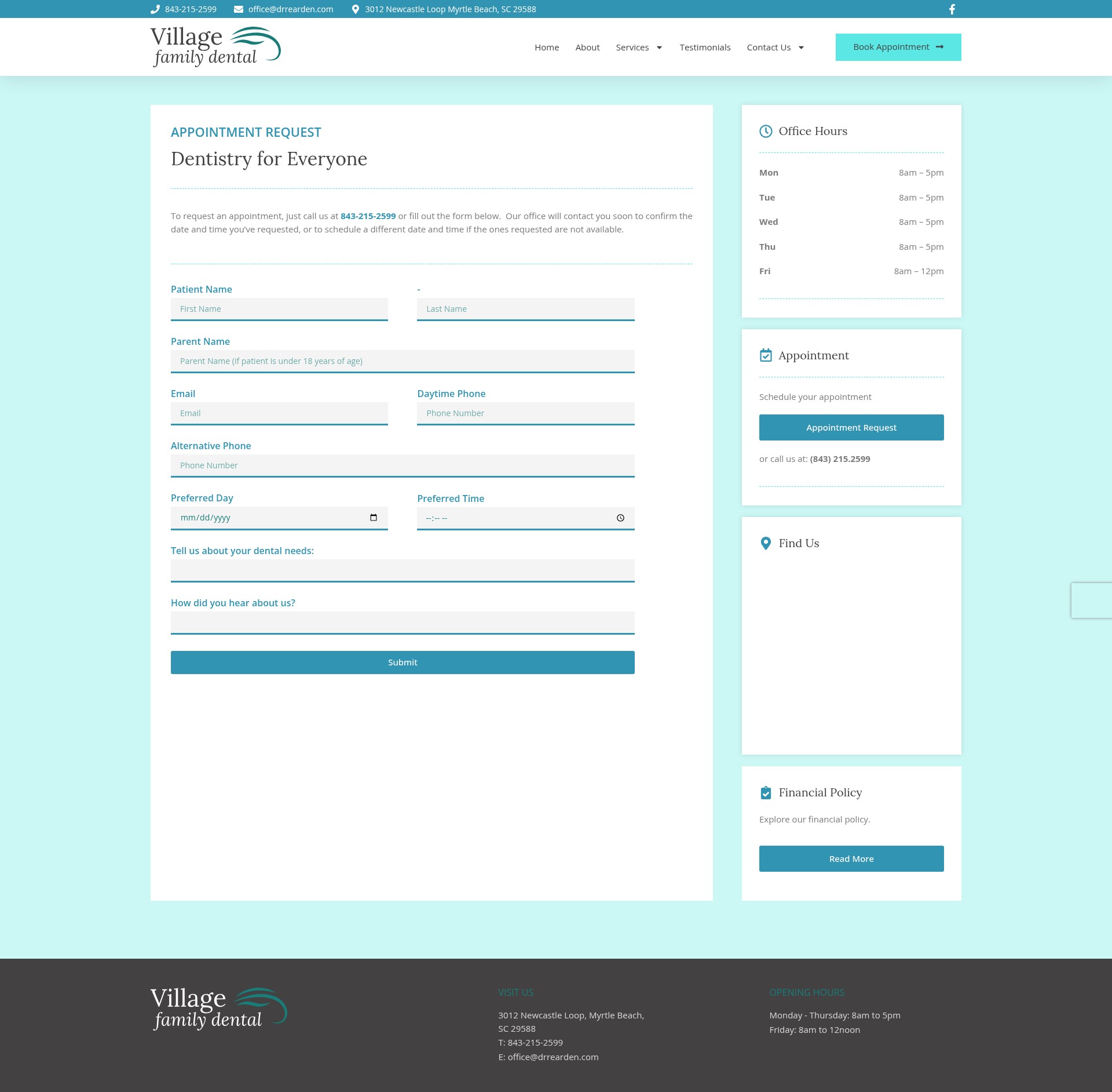 Screenshot of drrearden.com
