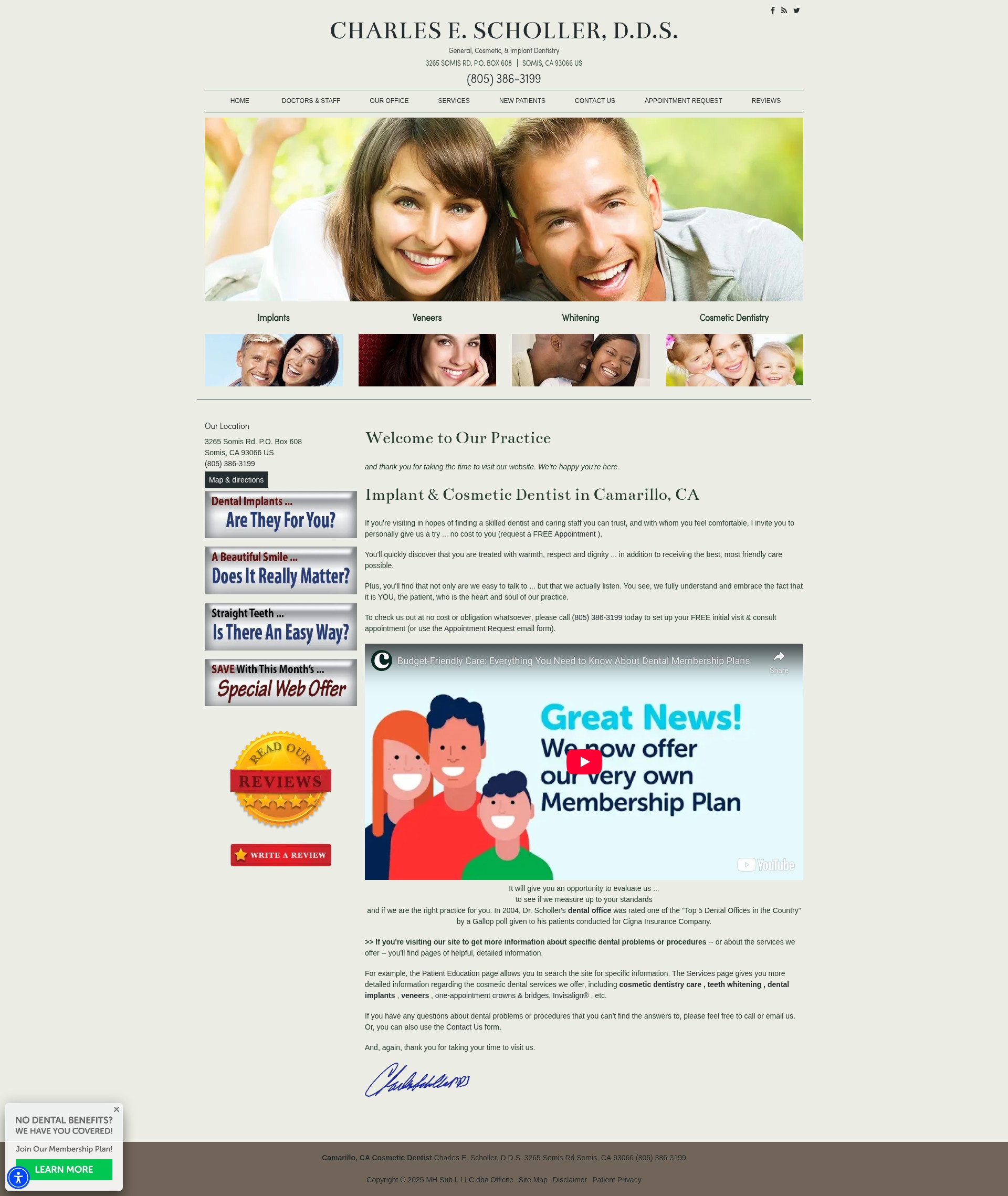 Screenshot of drscholler.com