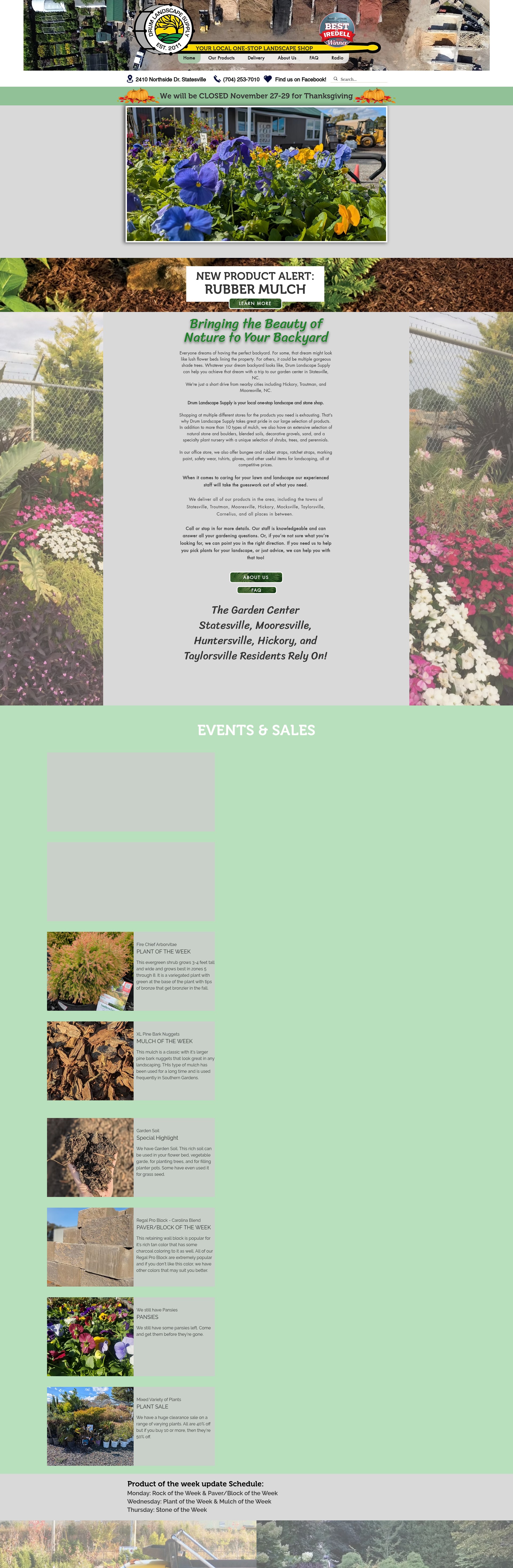 Screenshot of drumlandscapesupply.com