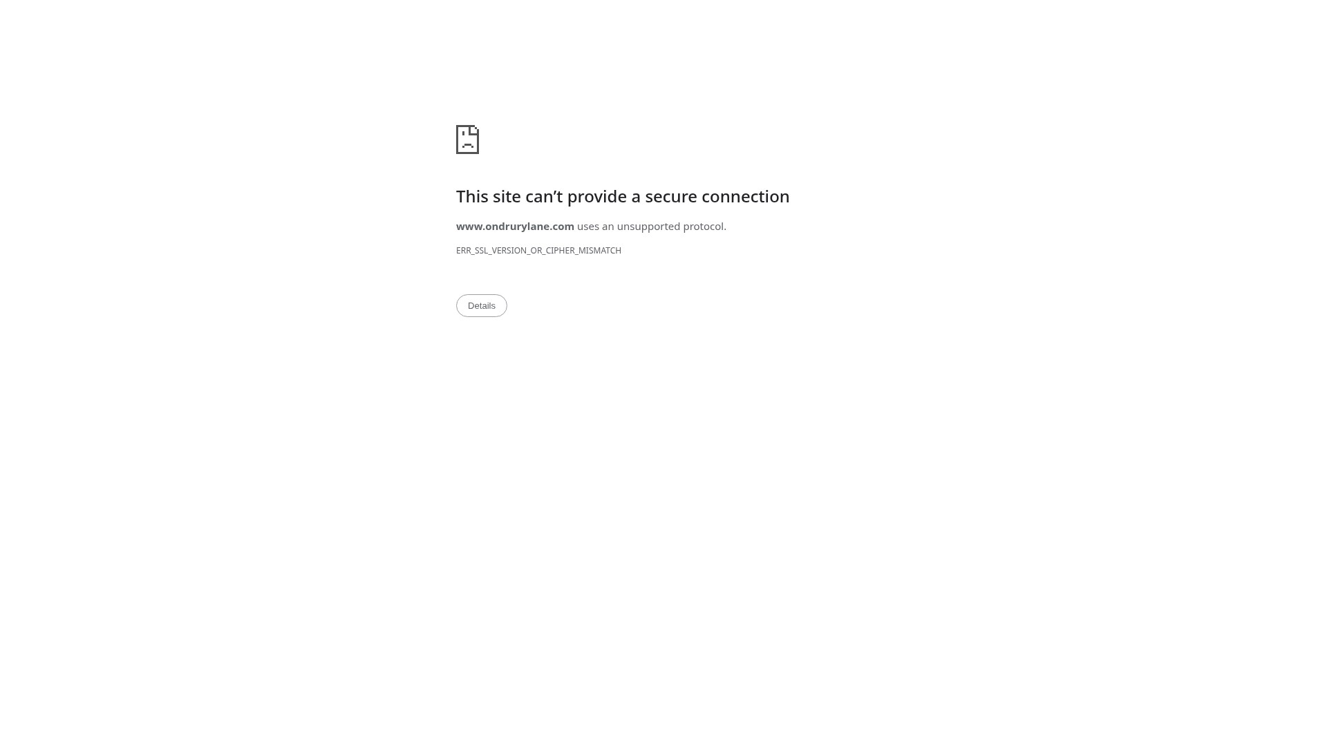 Screenshot of drury.edu