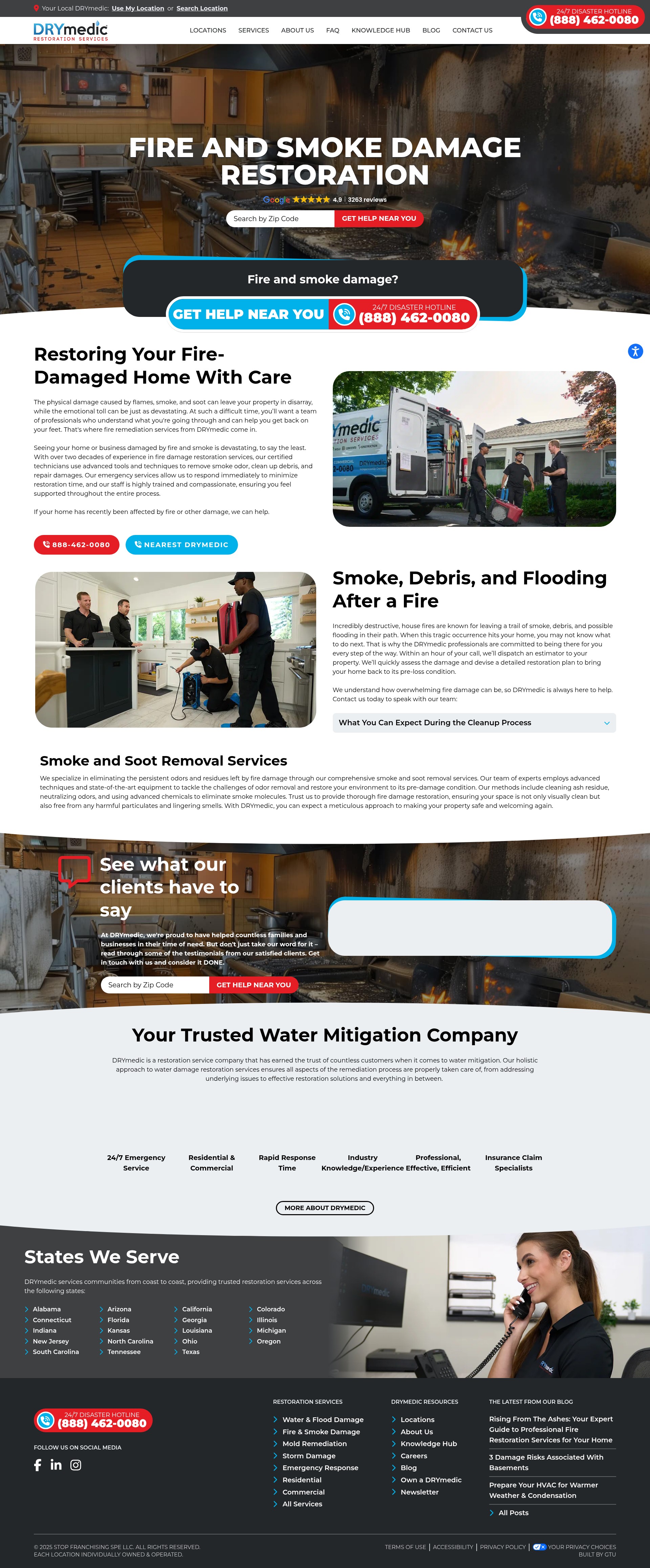 Screenshot of drymedic.com