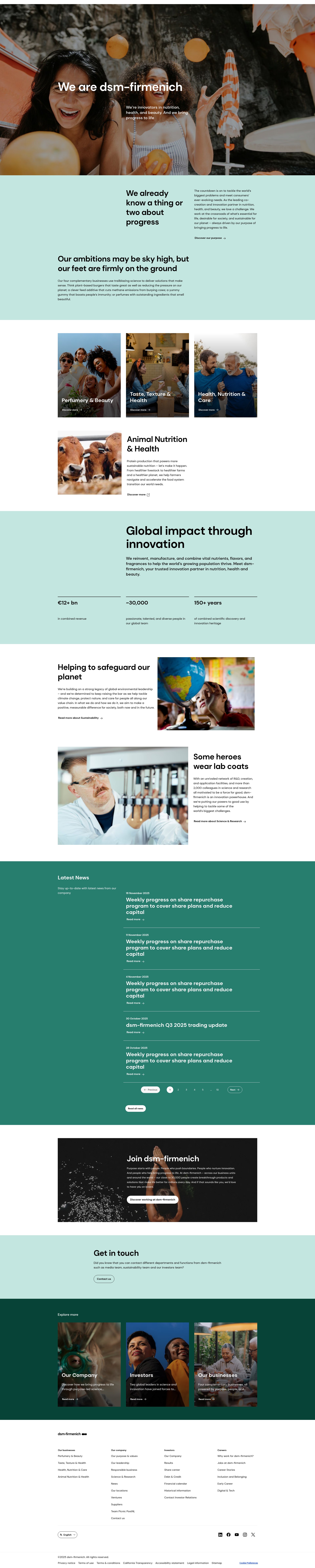 Screenshot of dsm-firmenich.com