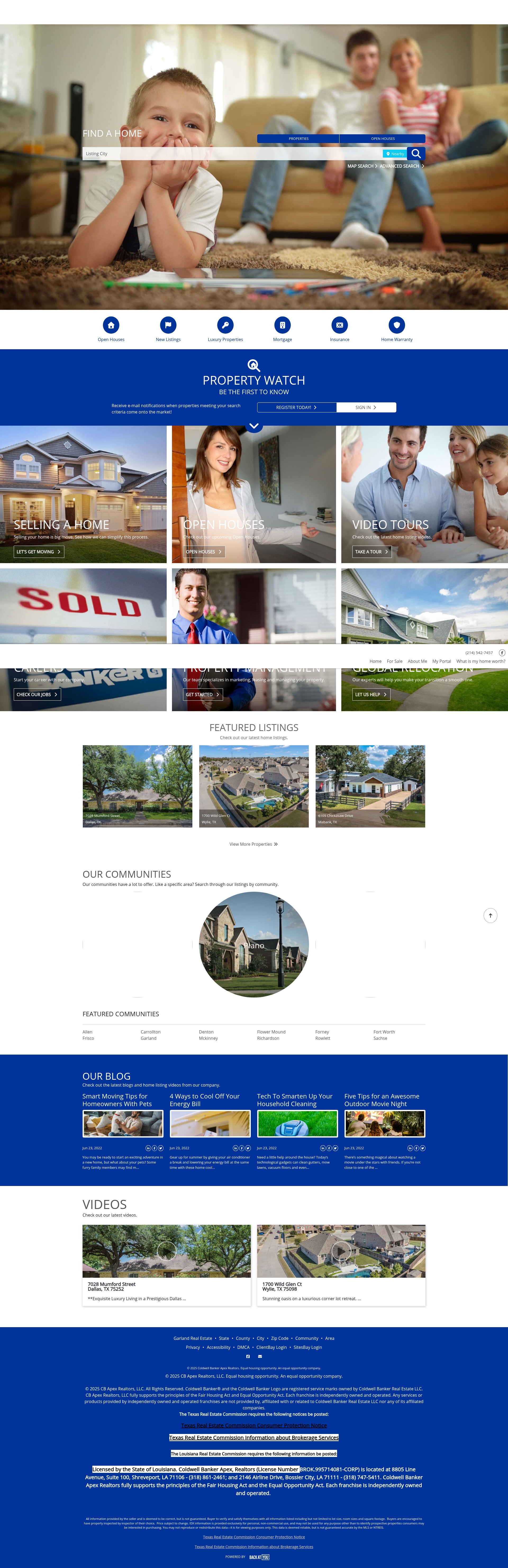 Screenshot of dthomas.cbapex.com
