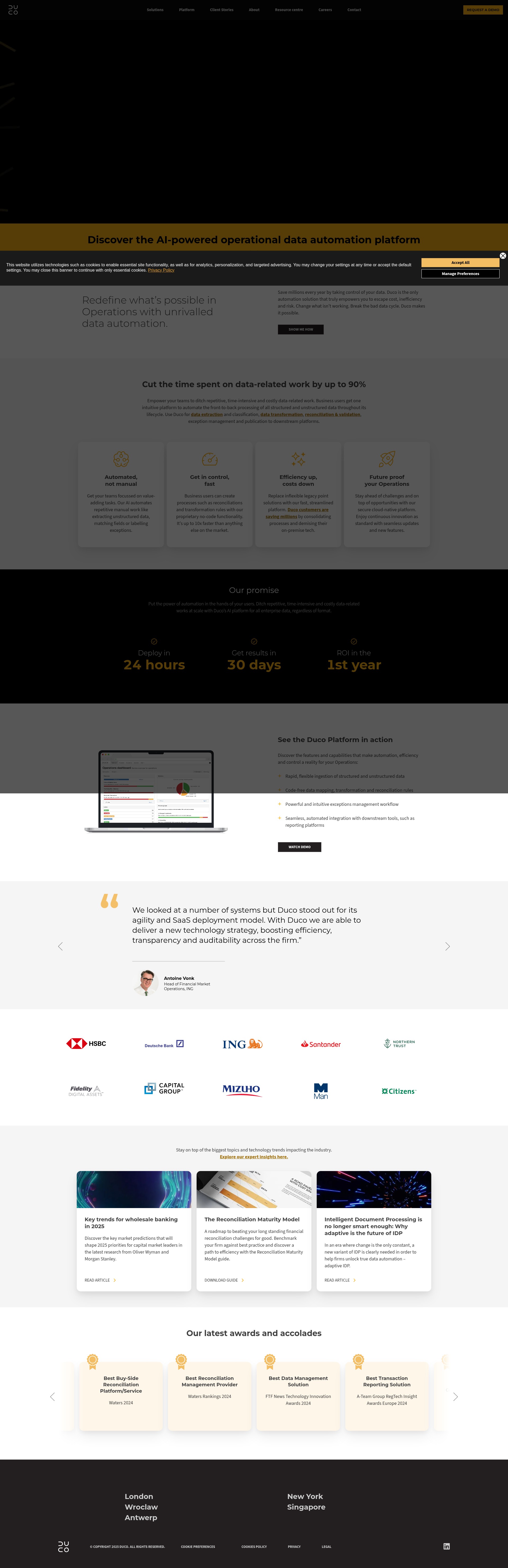 Screenshot of du.co