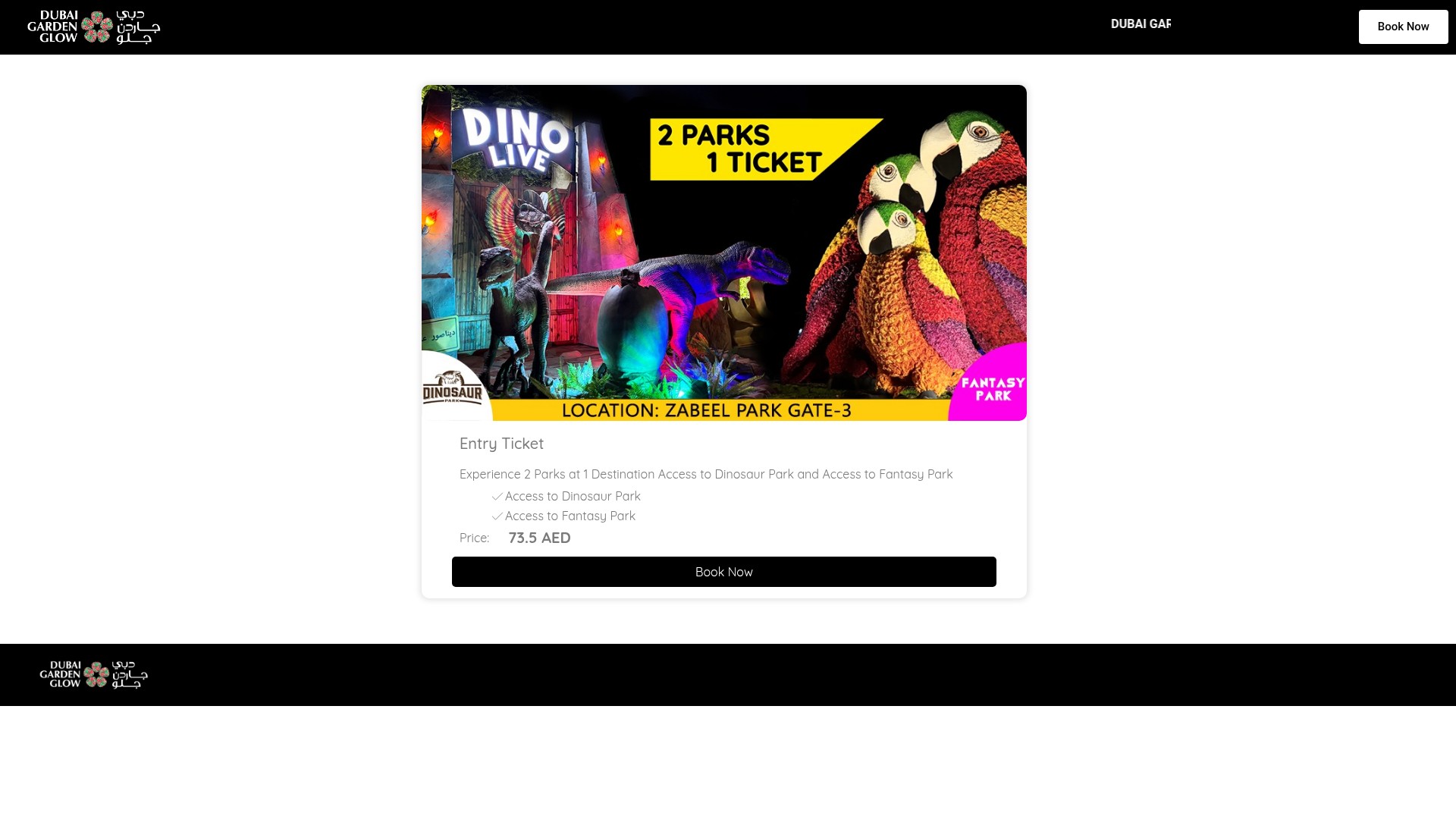 Screenshot of dubaigardenglow.com
