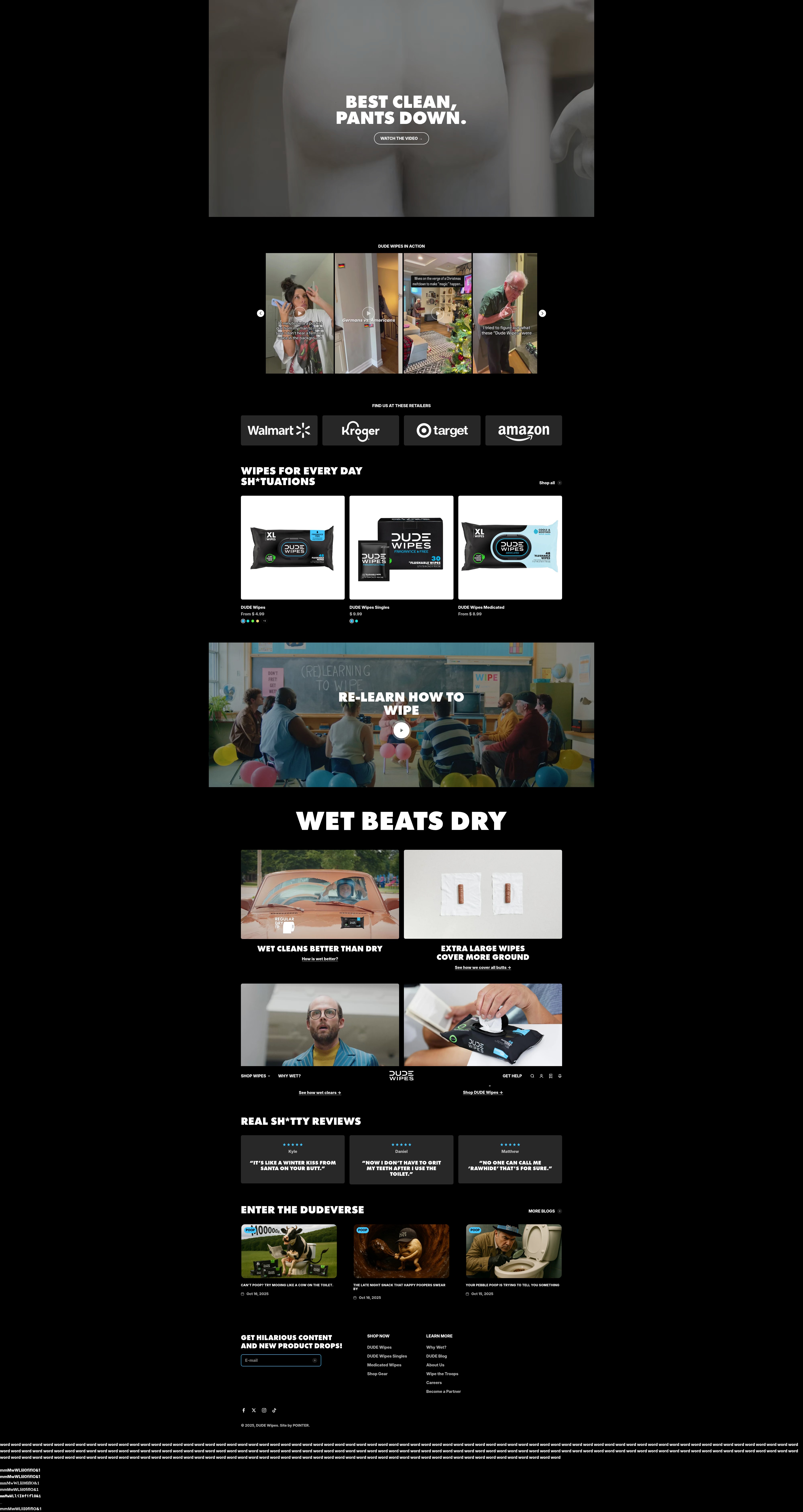 Screenshot of dudeproducts.com