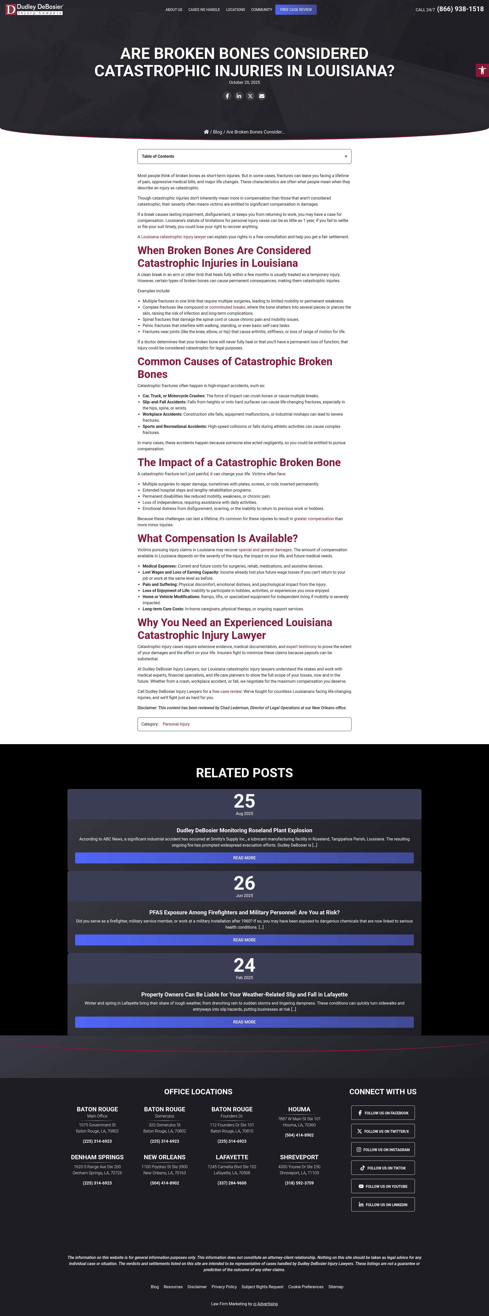 Screenshot of dudleydebosier.com