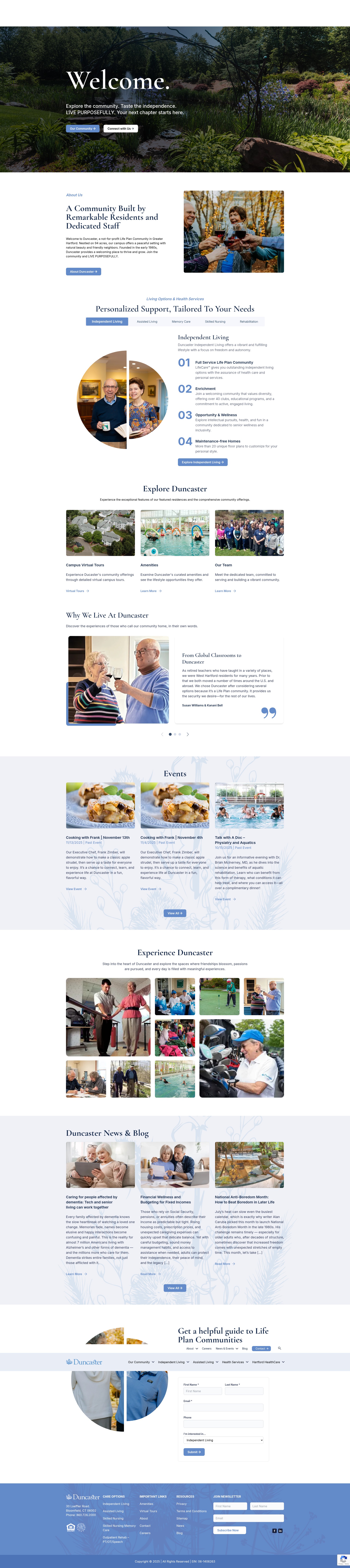 Screenshot of duncaster.org