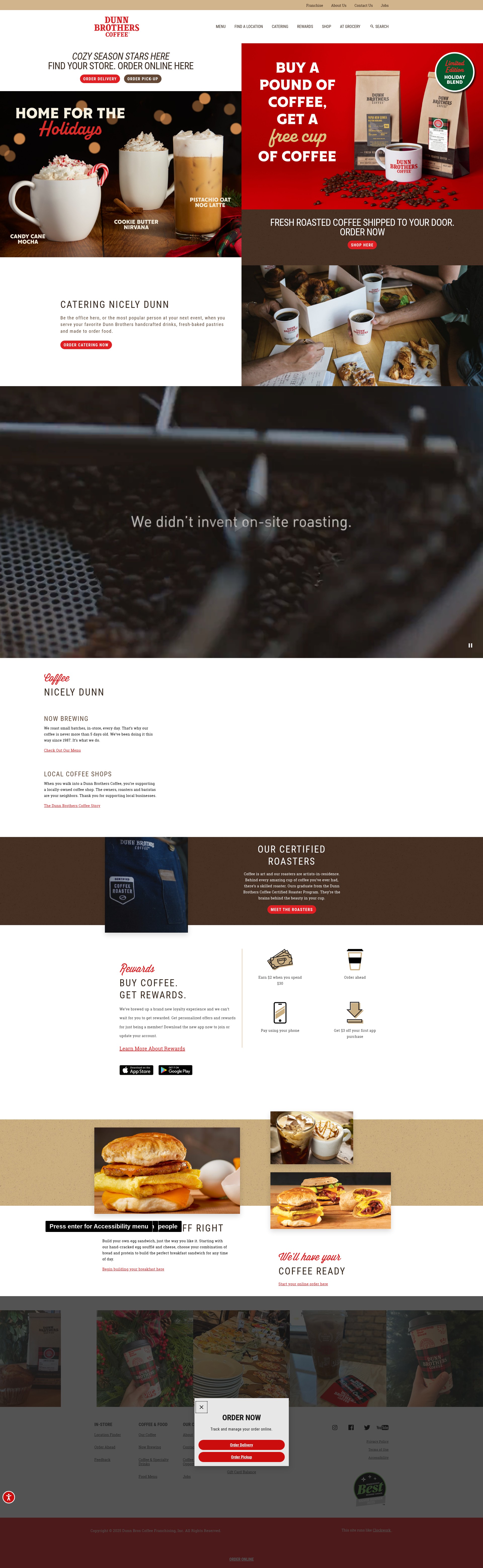 Screenshot of dunnbrothers.com