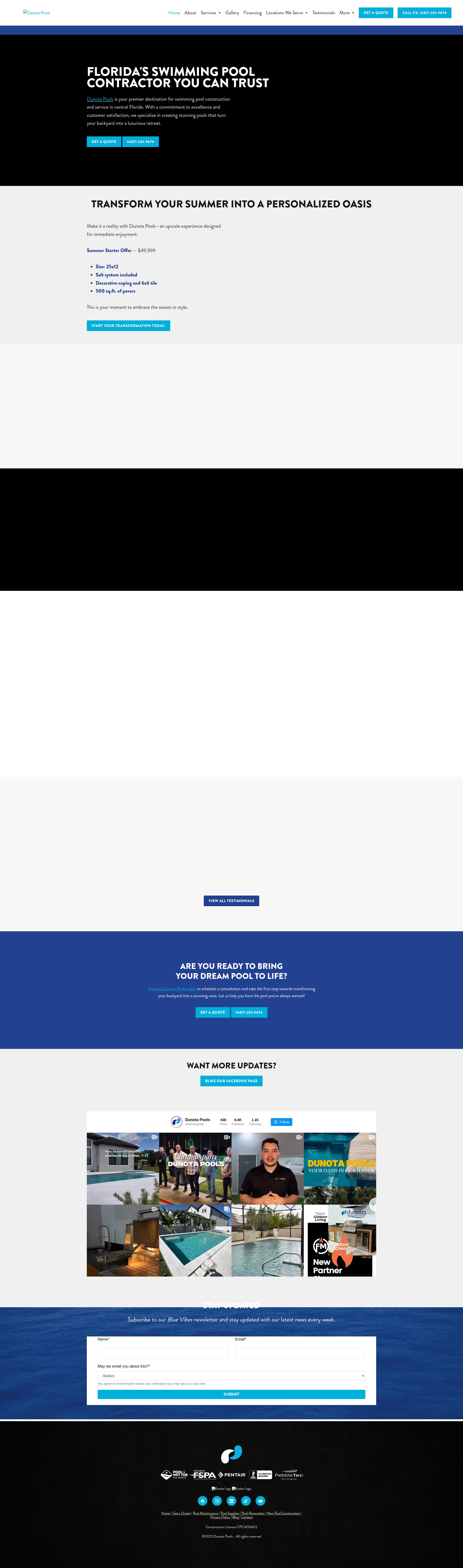 Screenshot of dunotapools.com