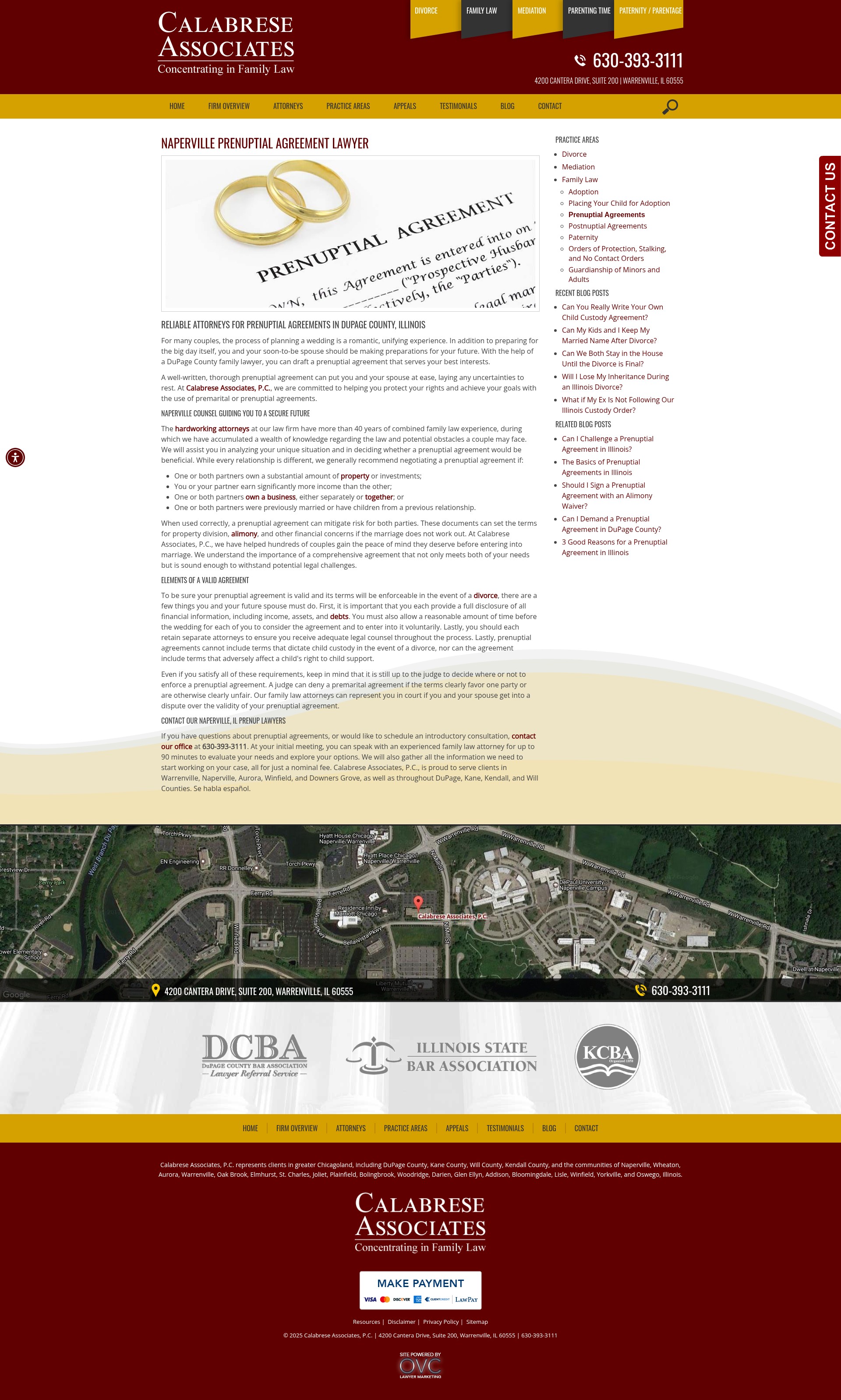 Screenshot of dupagefamilylaw.com