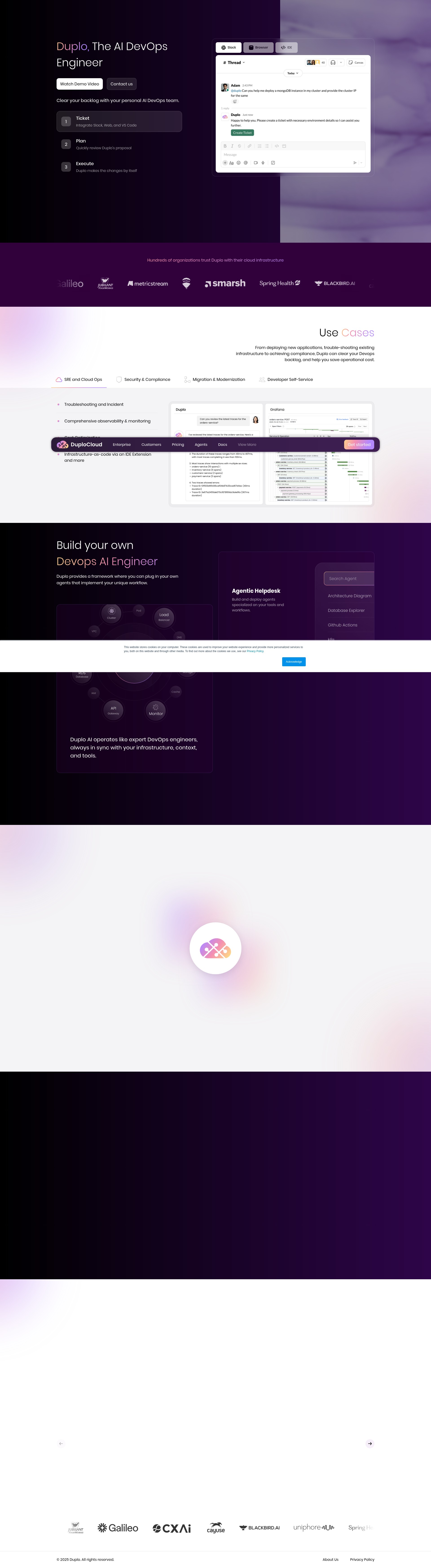 Screenshot of duplocloud.com