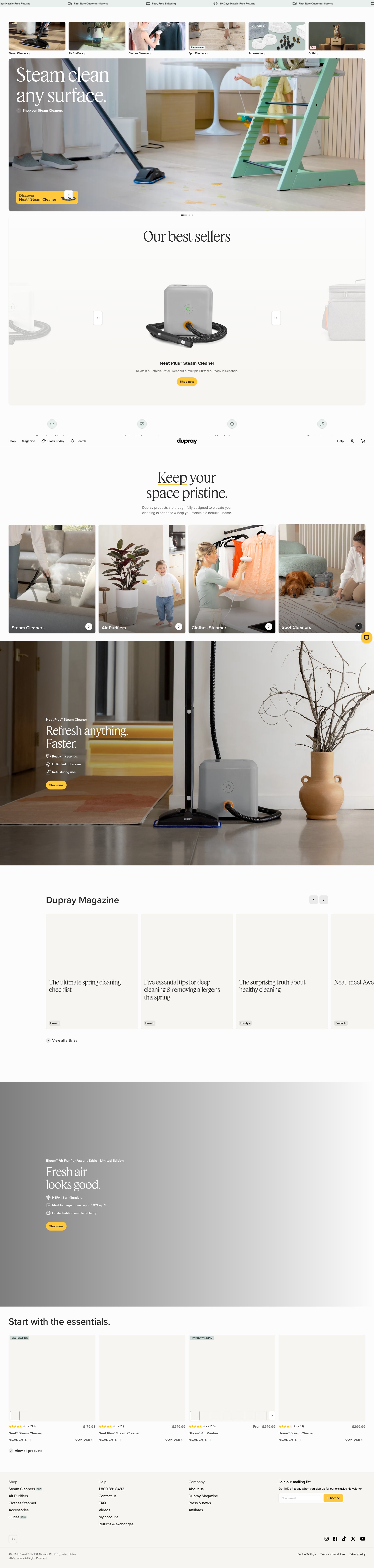 Screenshot of dupray.com