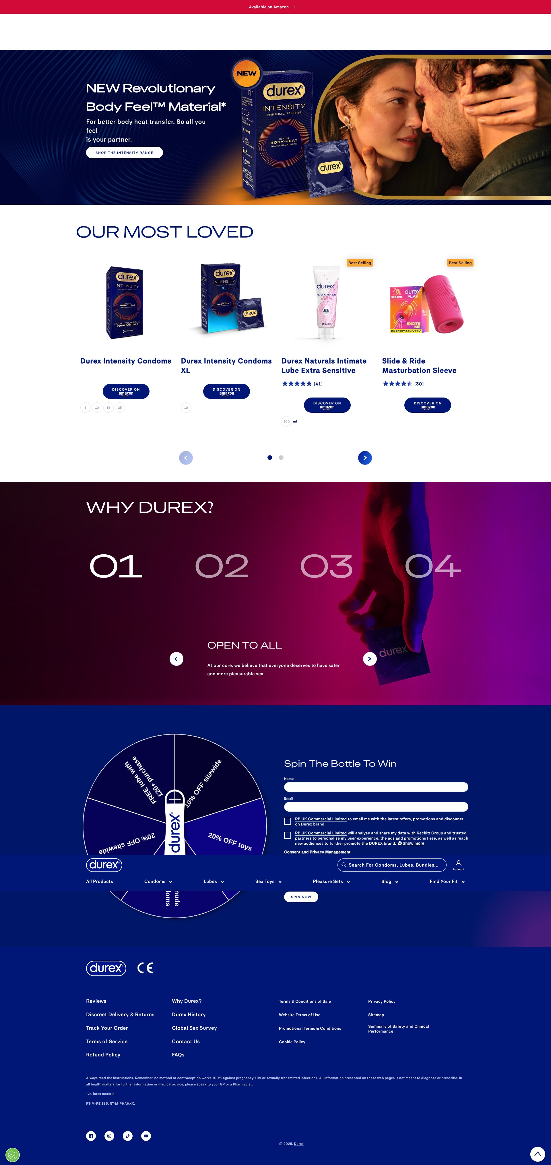 Screenshot of durex.co.uk