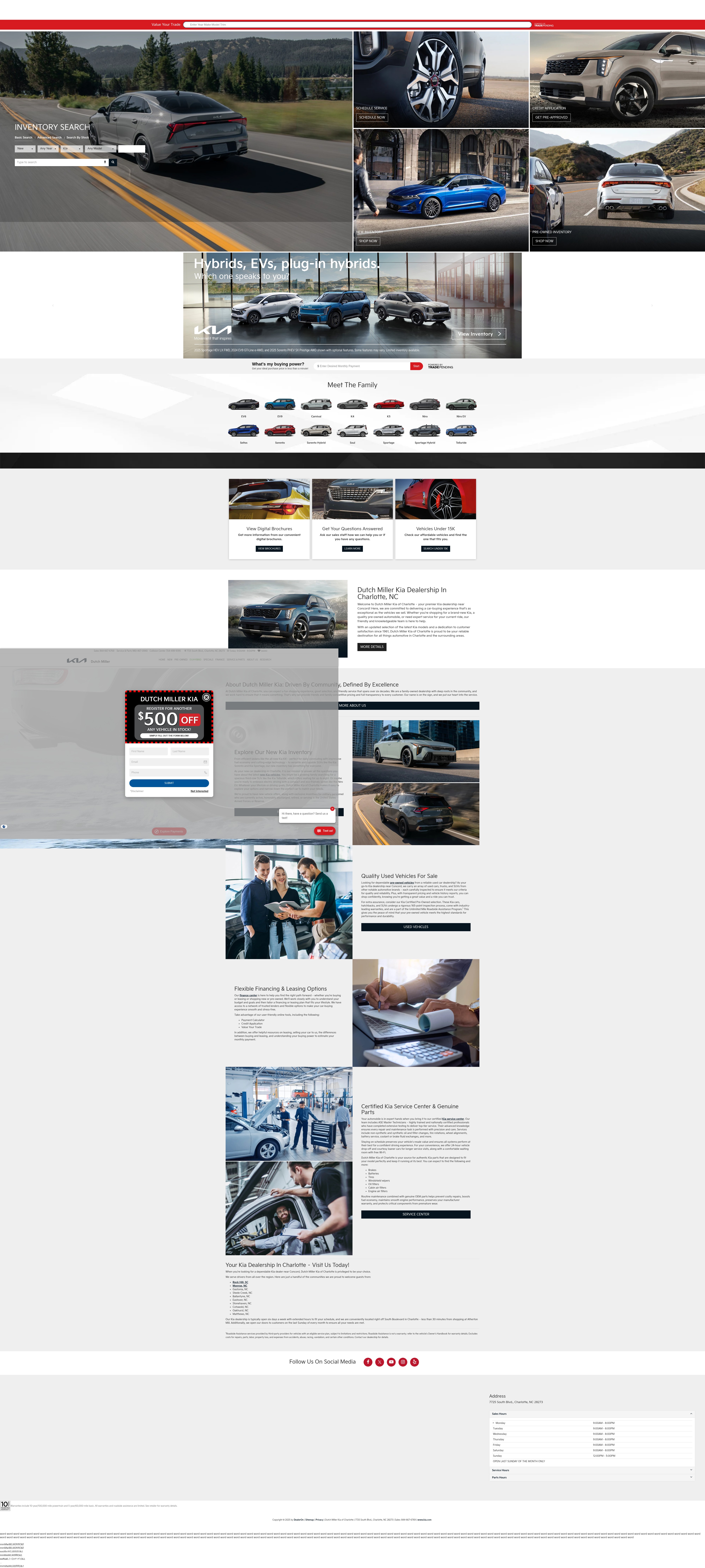 Screenshot of dutchmillerclt.com