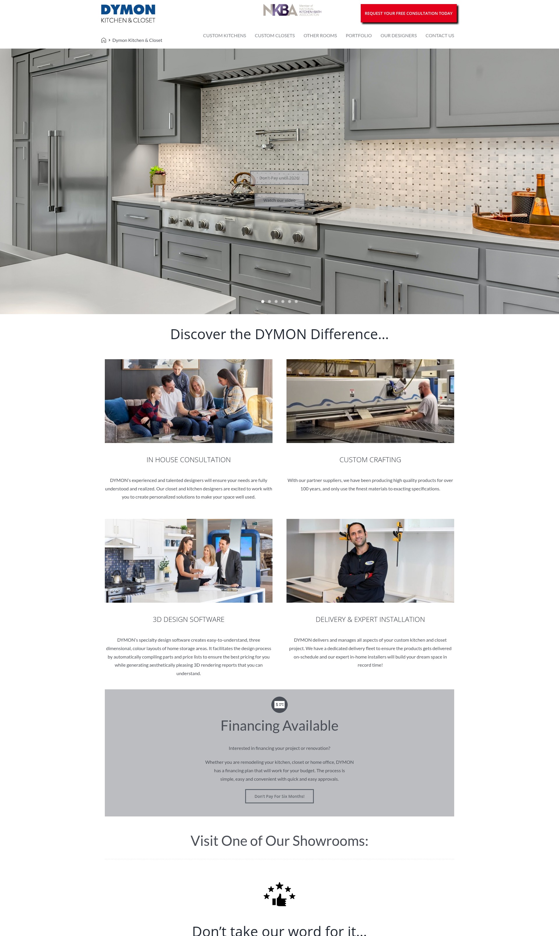 Screenshot of dymon.ca
