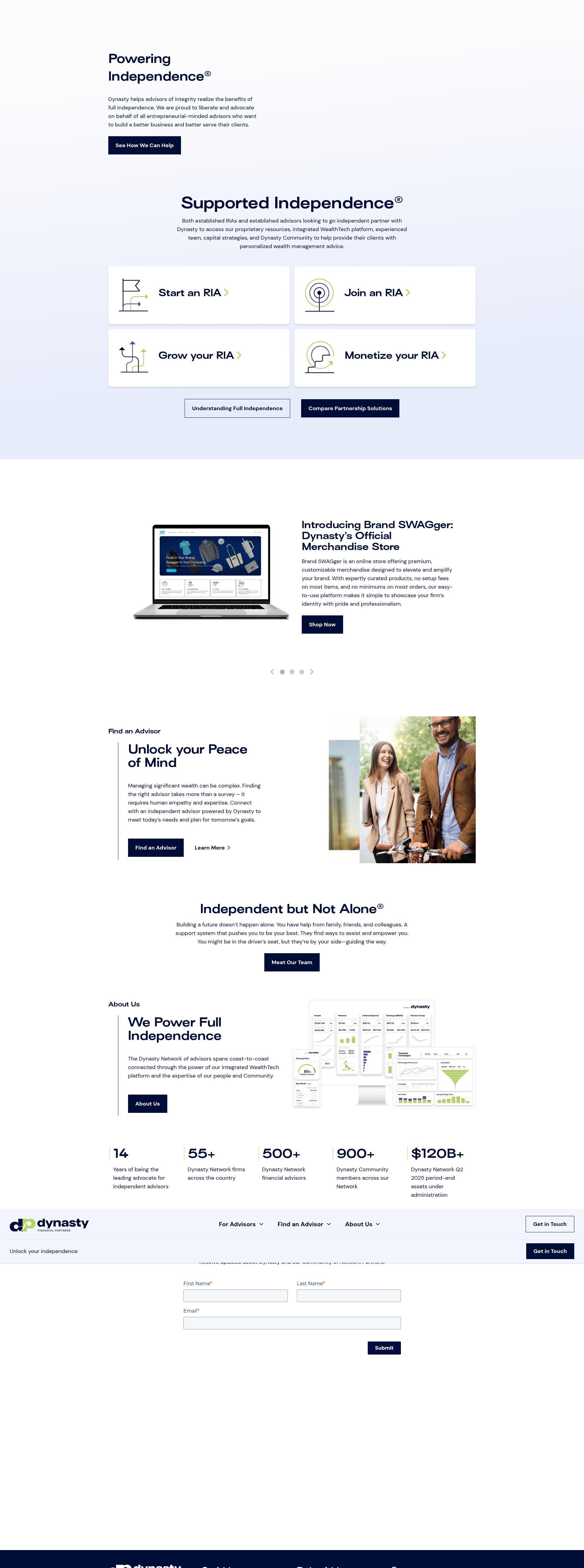 Screenshot of dynastyfinancialpartners.com