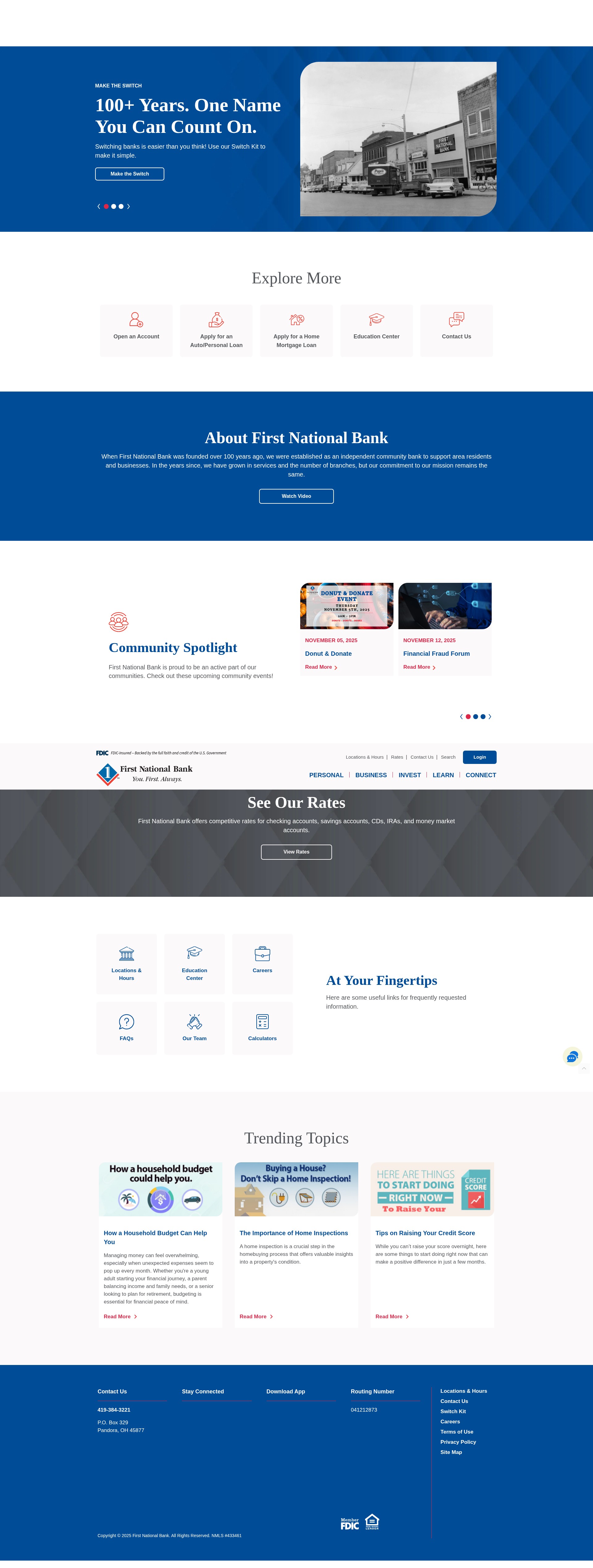 Screenshot of e-fnb.com