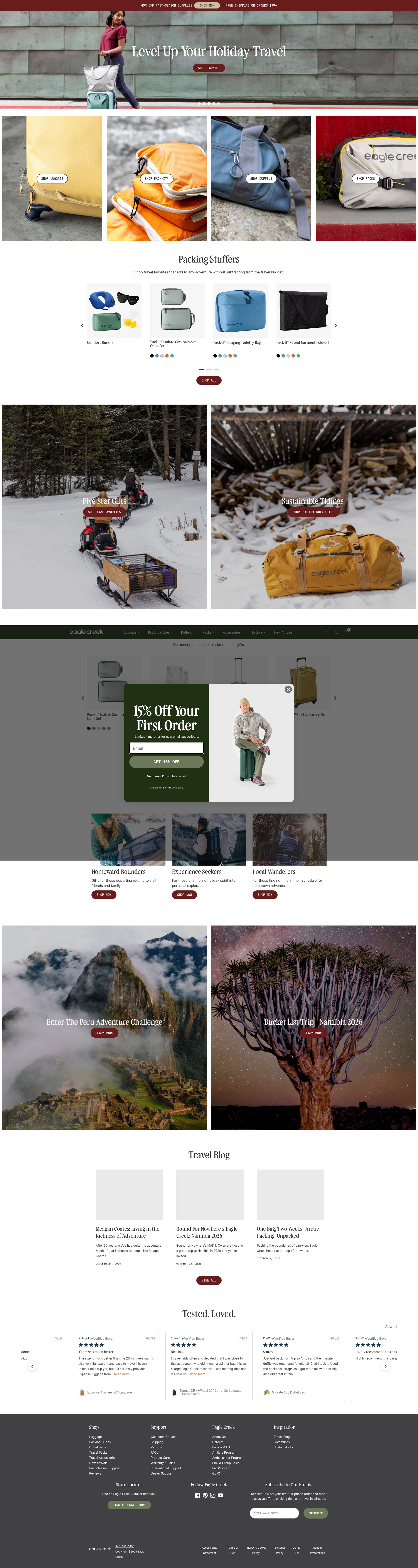 Screenshot of eaglecreek.com