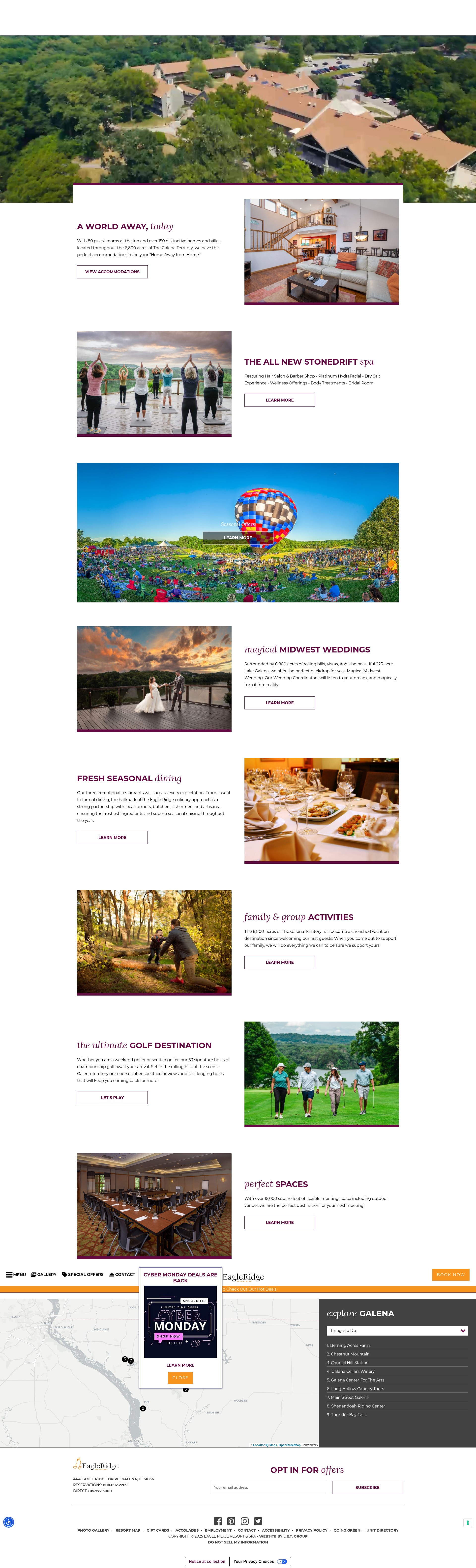 Screenshot of eagleridge.com