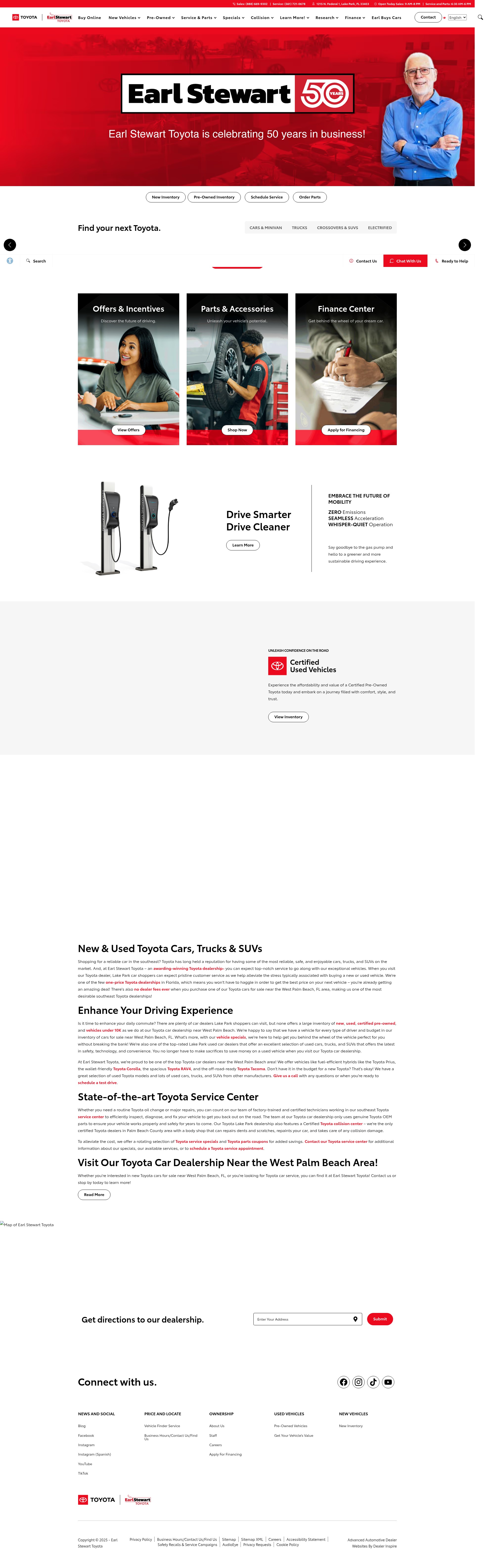 Screenshot of earlstewarttoyota.com
