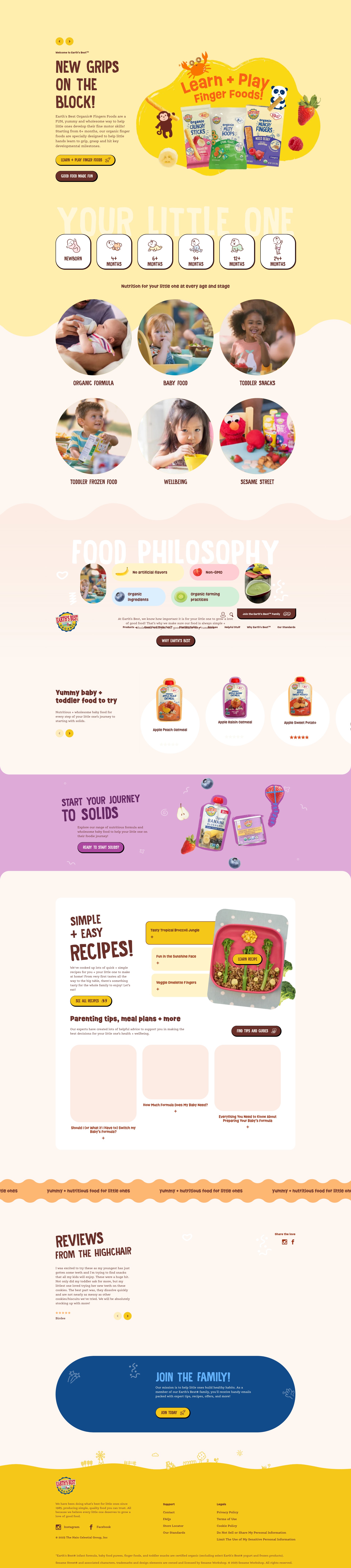 Screenshot of earthsbest.com
