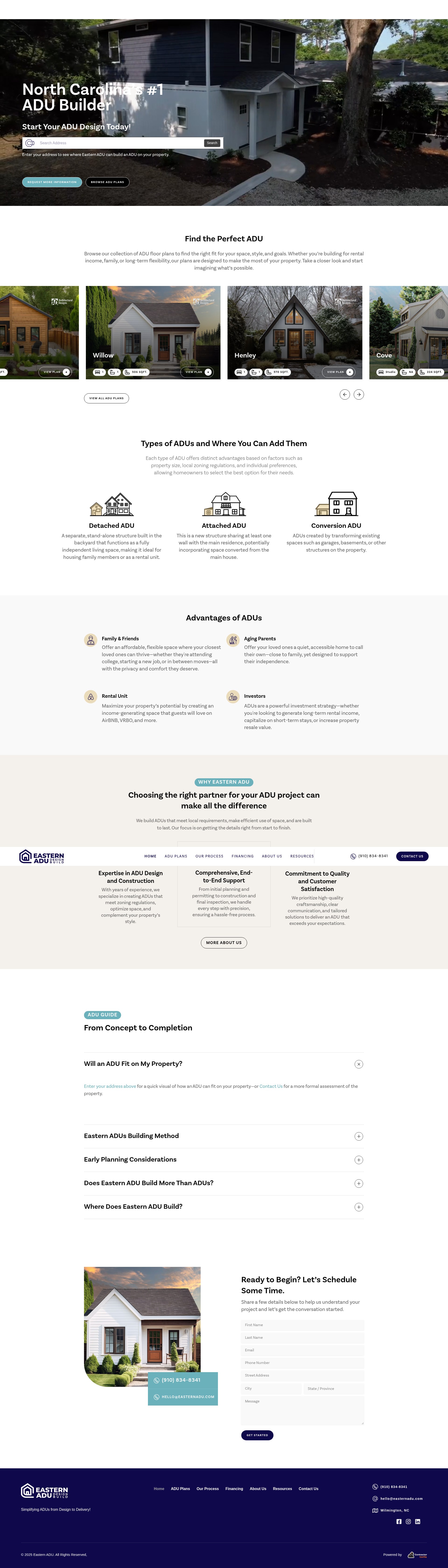 Screenshot of easternadu.com