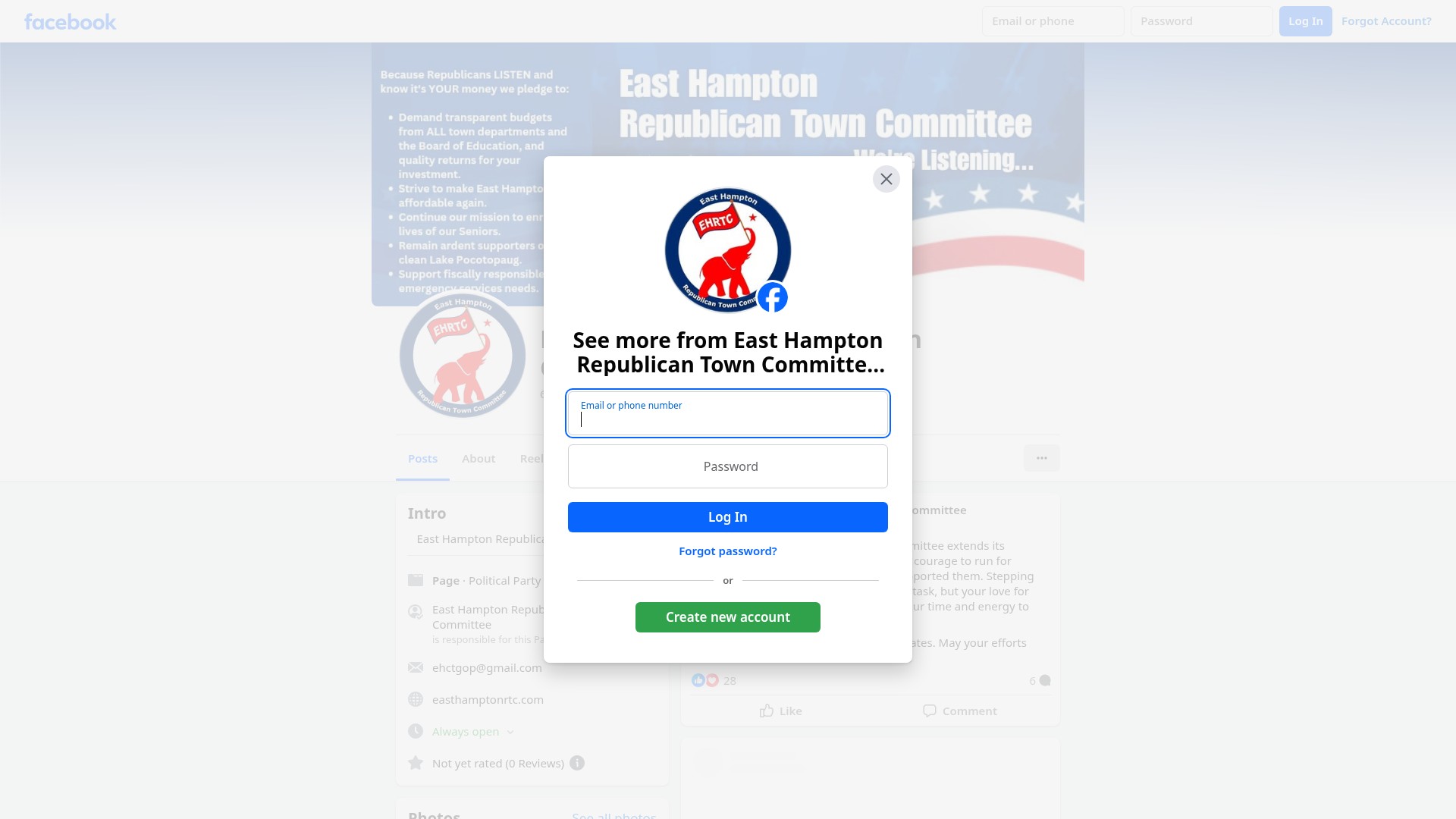 Screenshot of easthamptonrtc.com