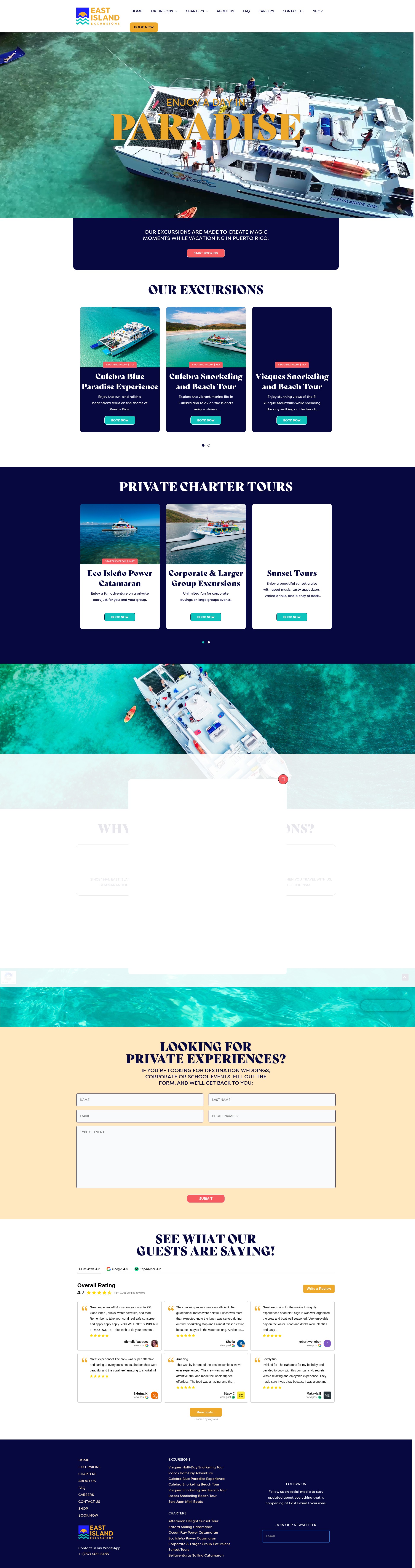 Screenshot of eastislandpr.com