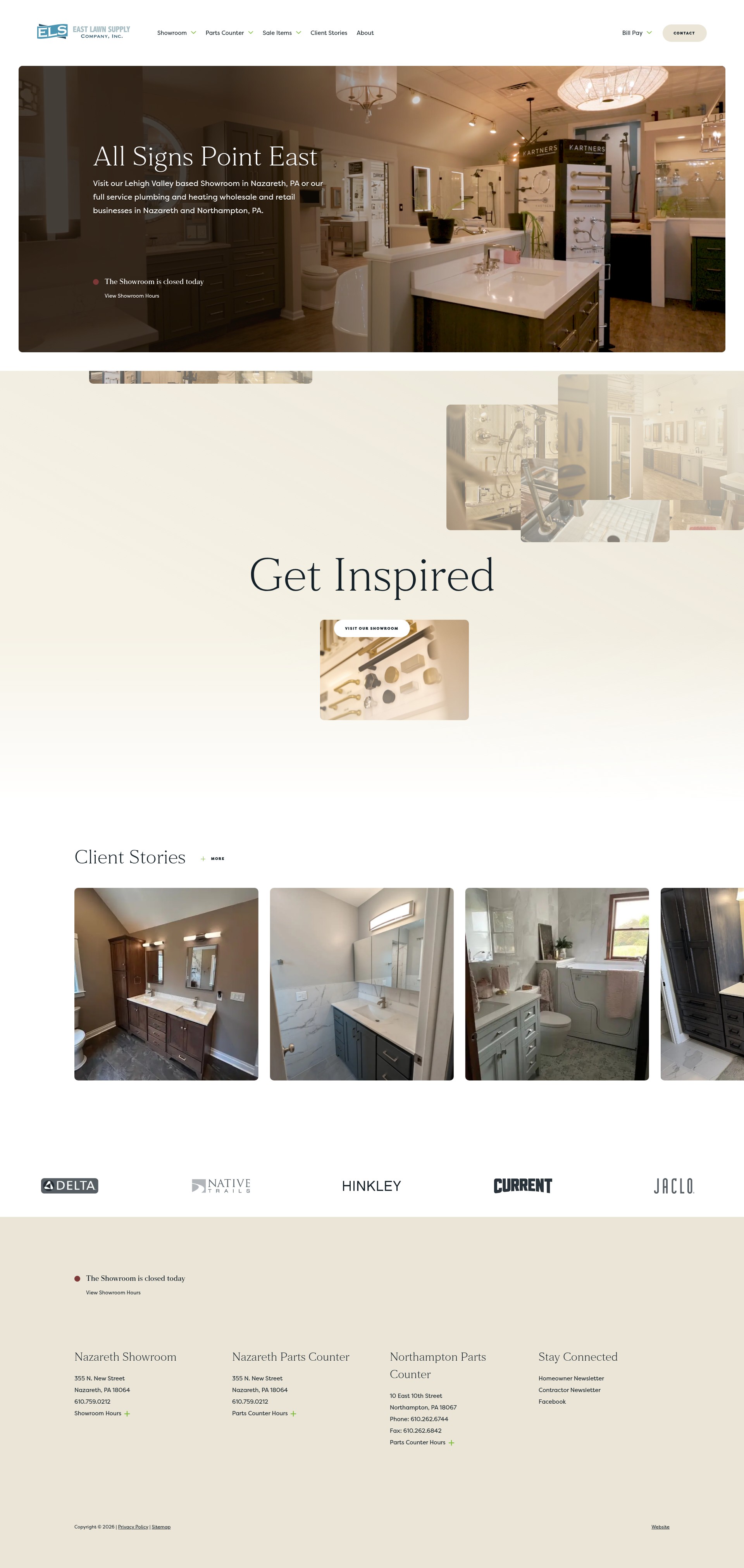 Screenshot of eastlawnsupply.com