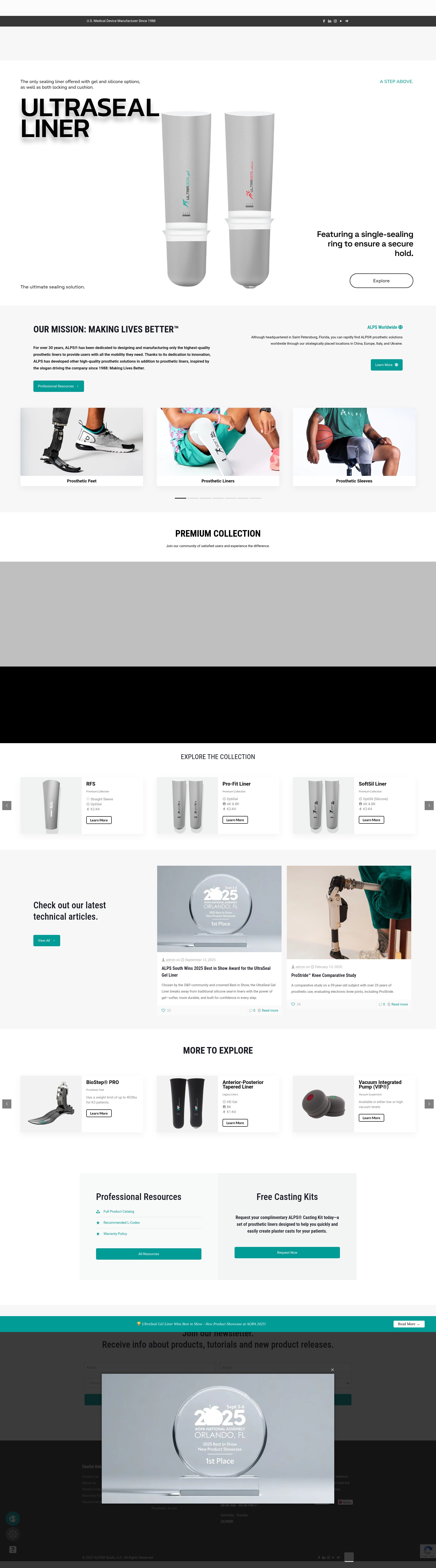 Screenshot of easyliner.com