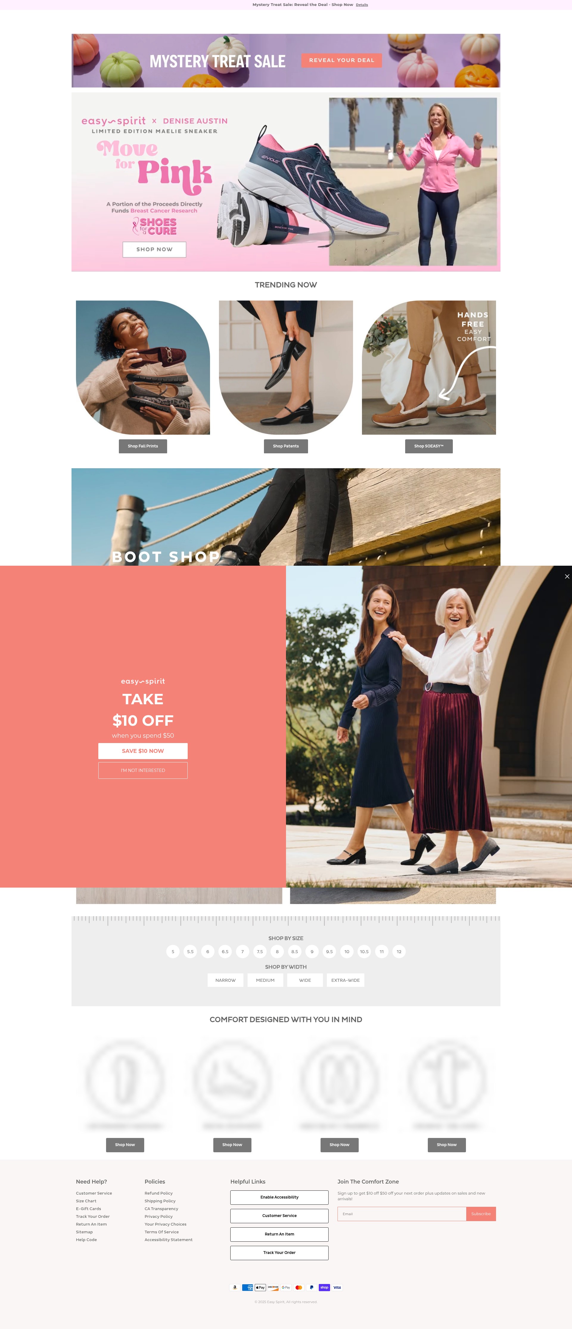 Screenshot of easyspirit.com