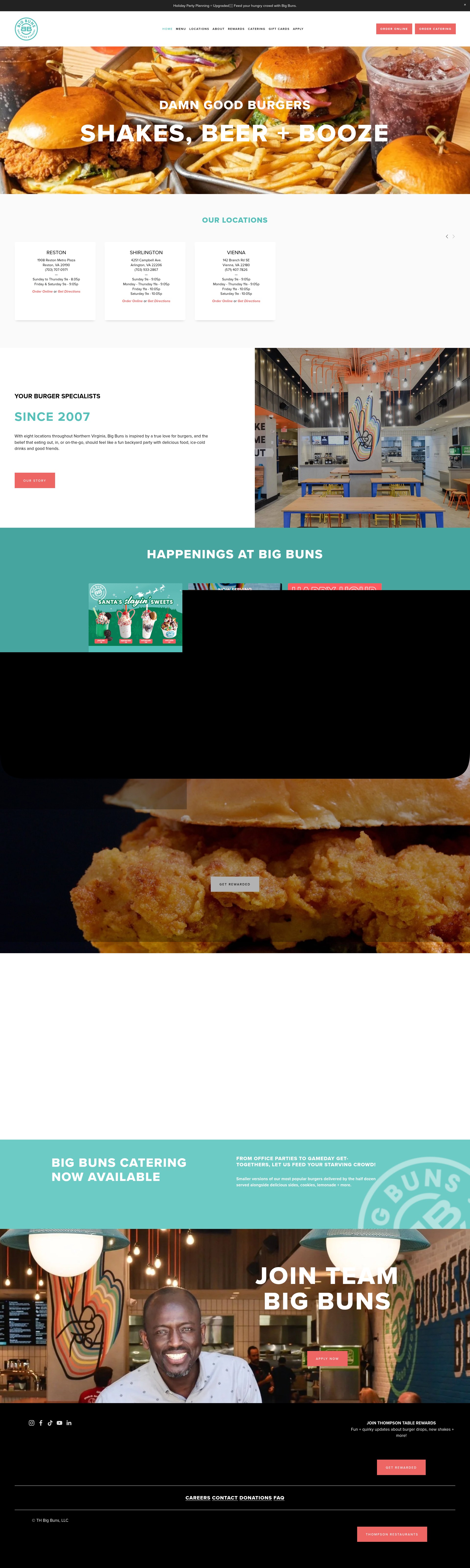 Screenshot of eatbigbuns.com