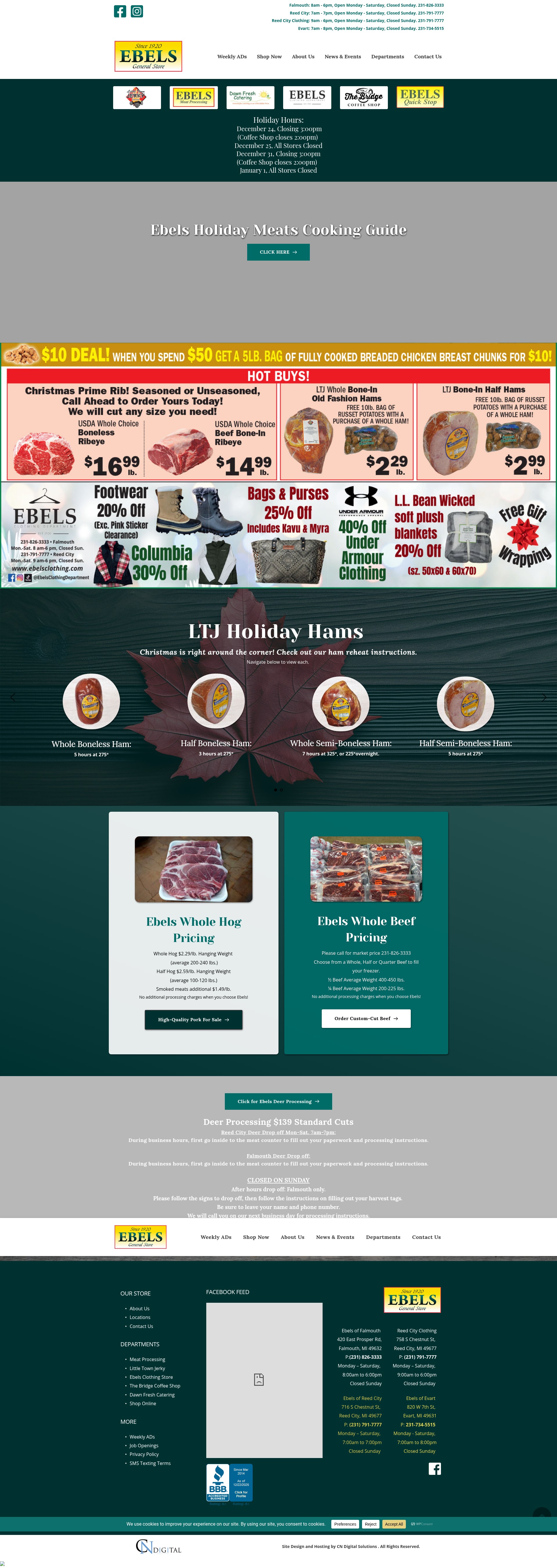 Screenshot of ebelsgeneralstore.com