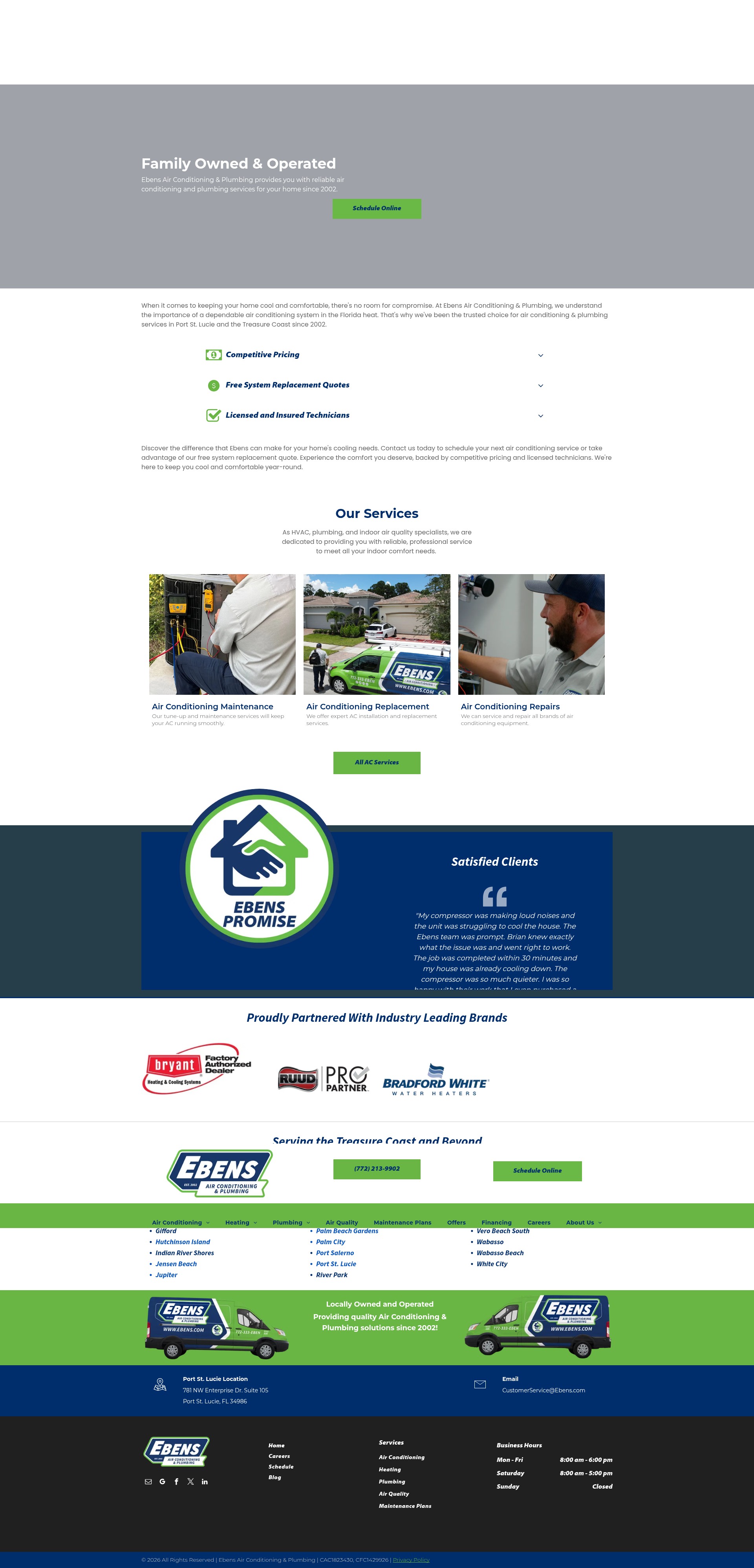 Screenshot of ebens.com