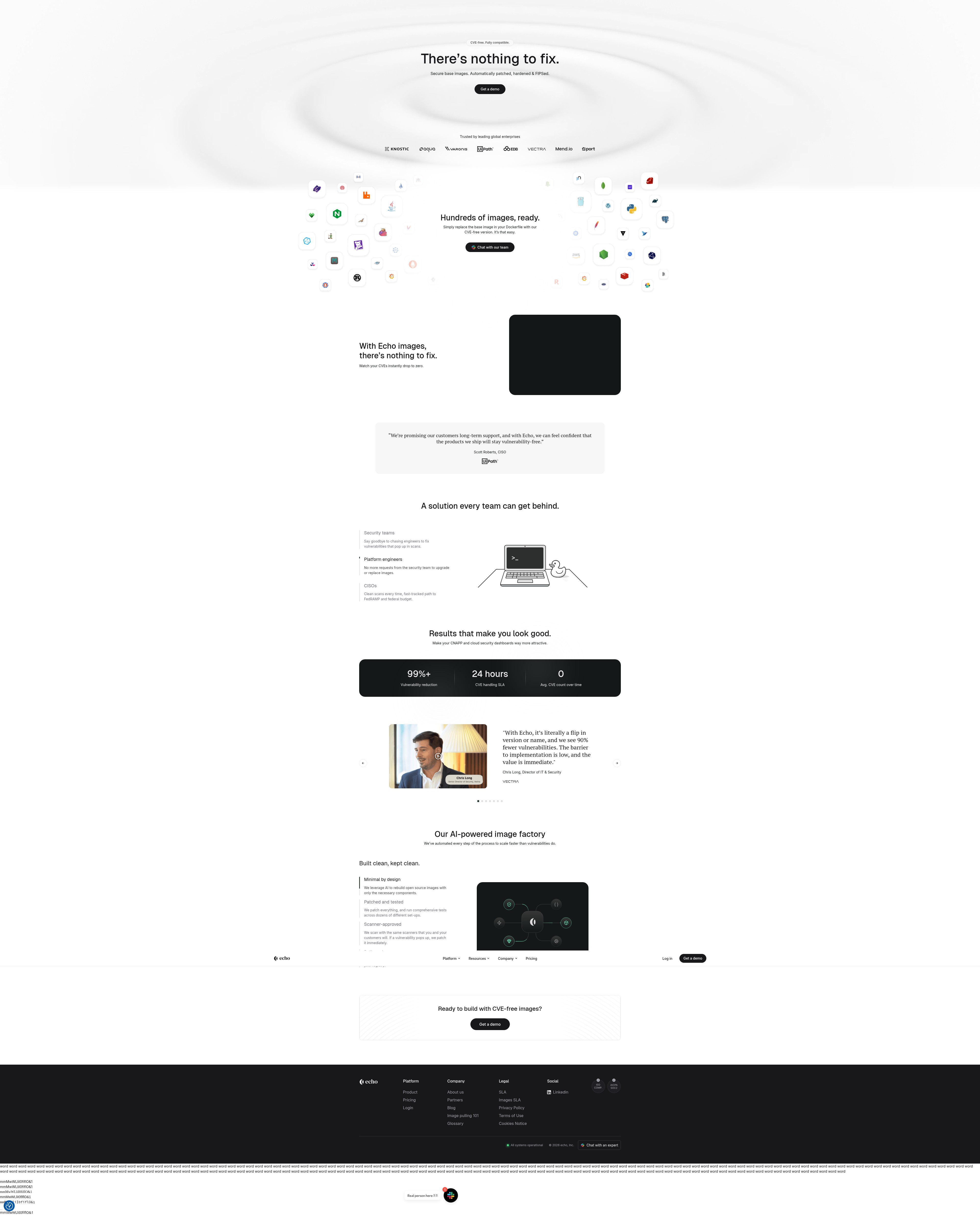 Screenshot of echo.ai