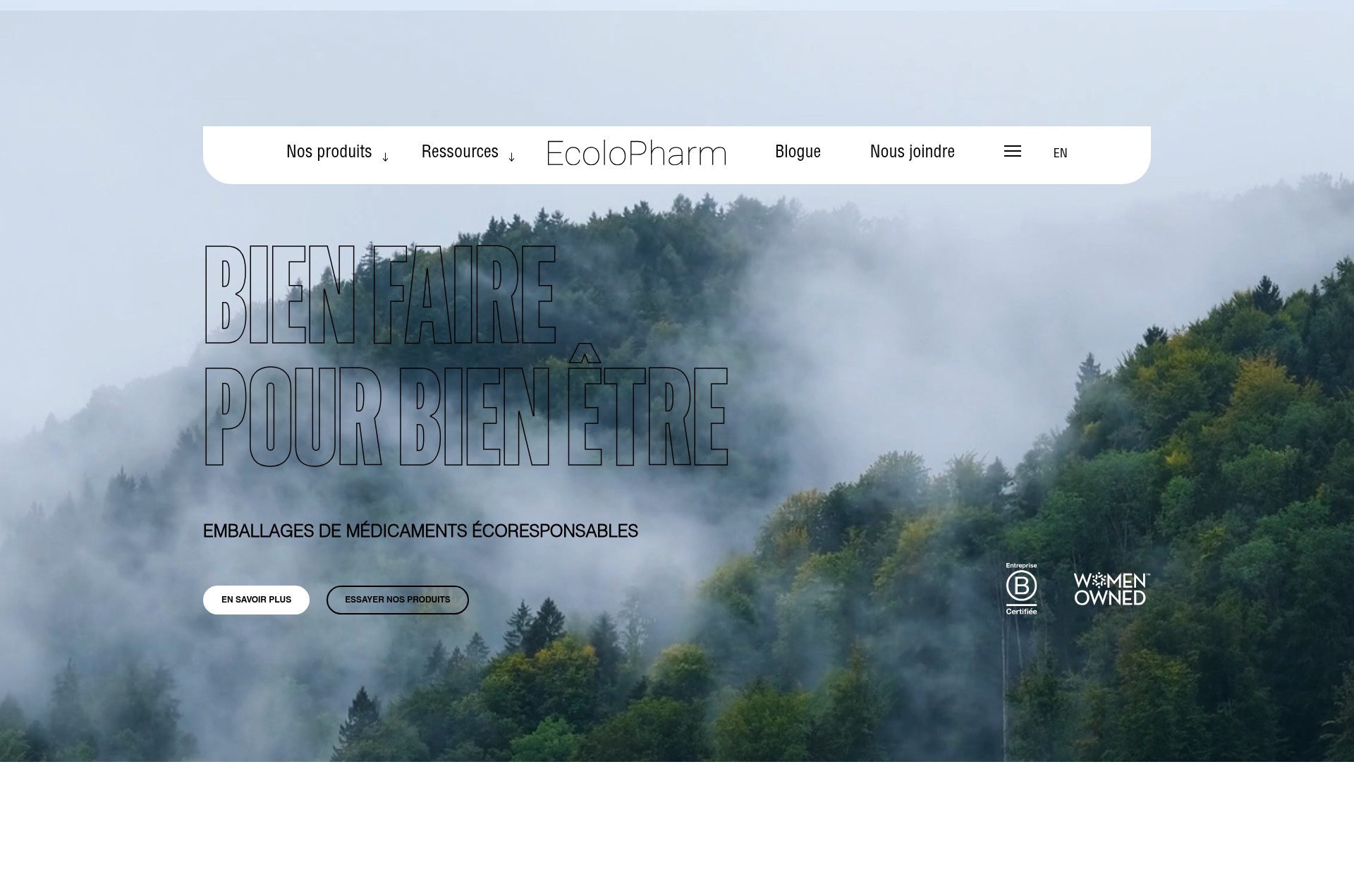 Screenshot of ecolopharm.com