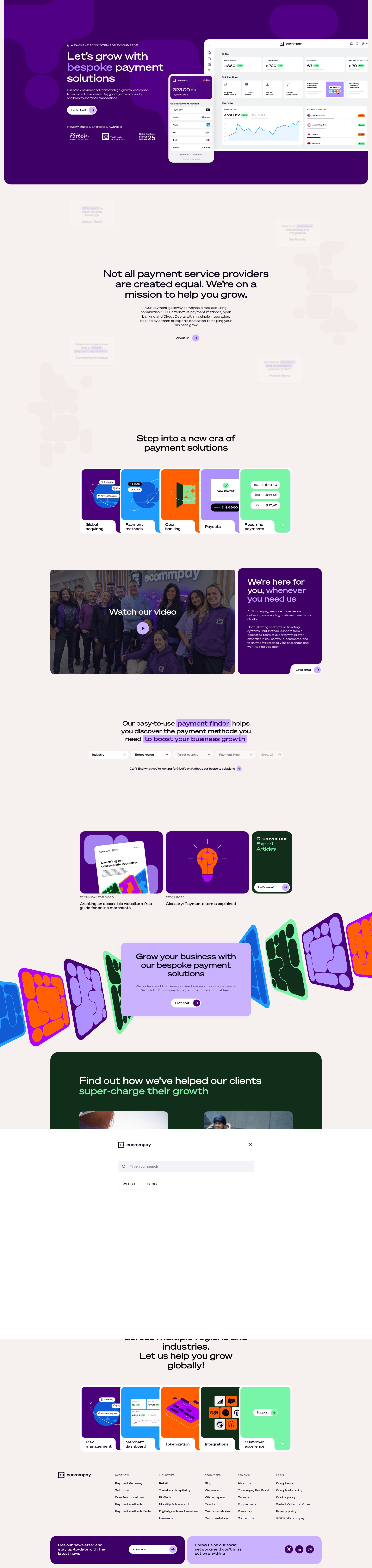 Screenshot of ecommpay.com