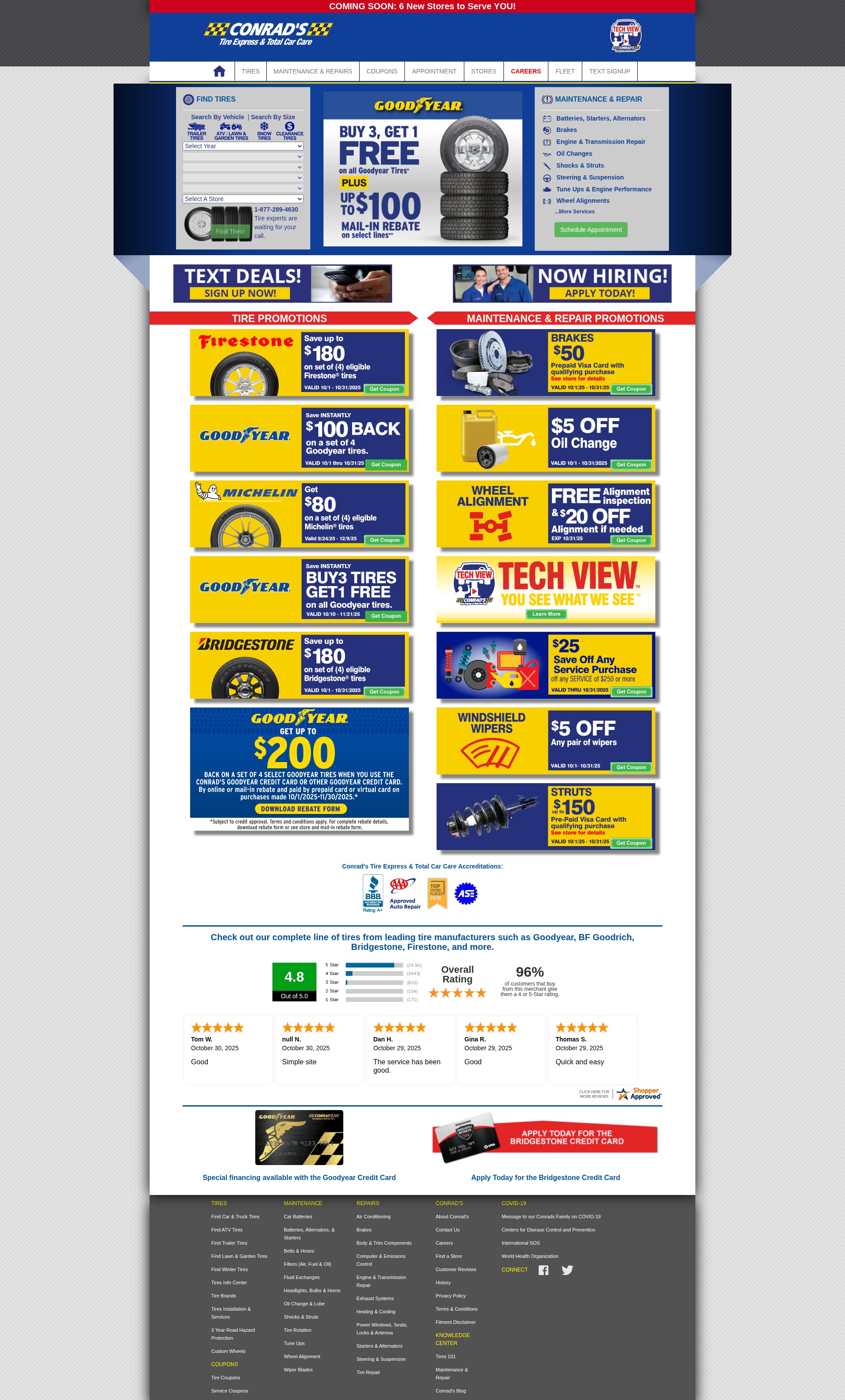 Screenshot of econrads.com