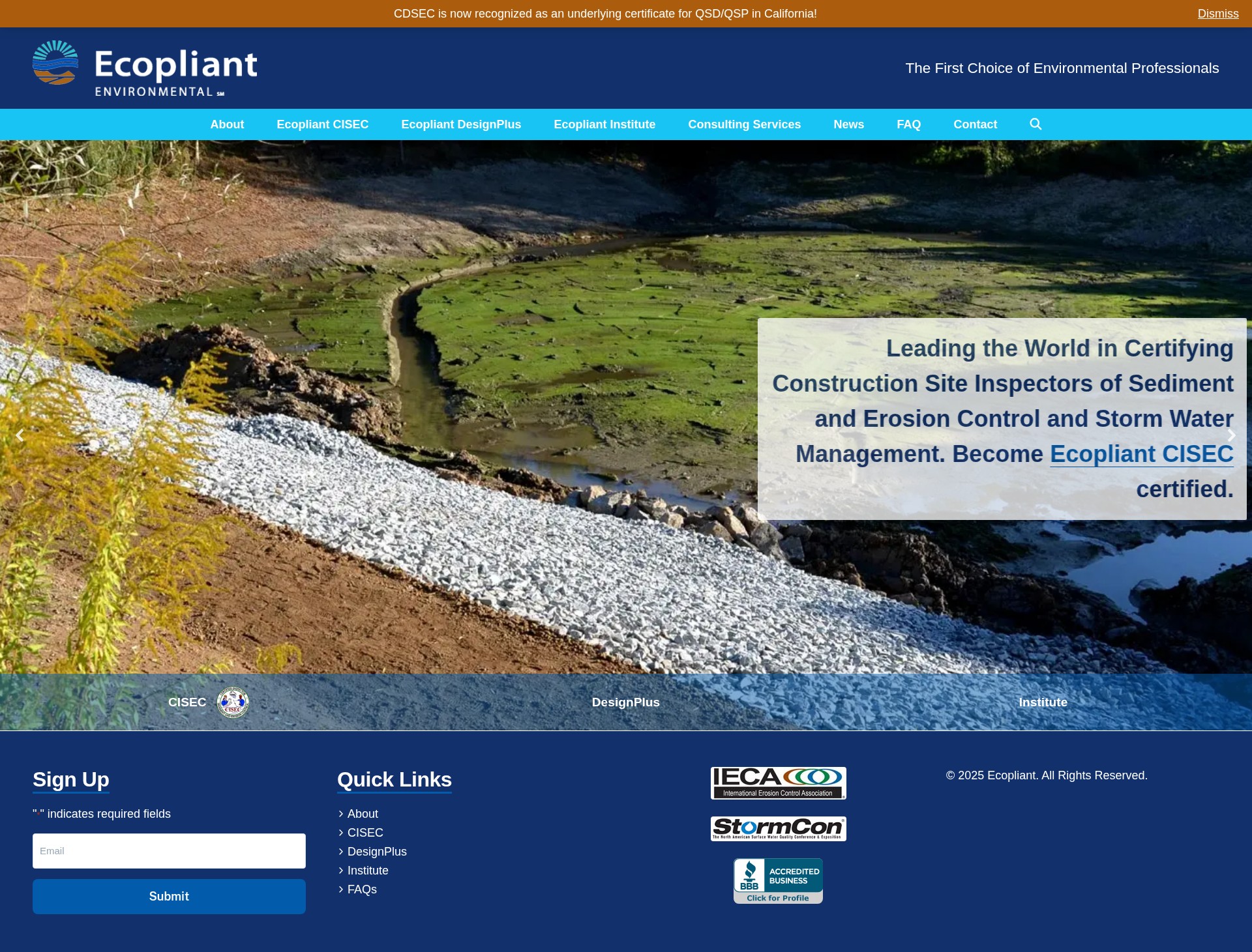 Screenshot of ecopliant.org