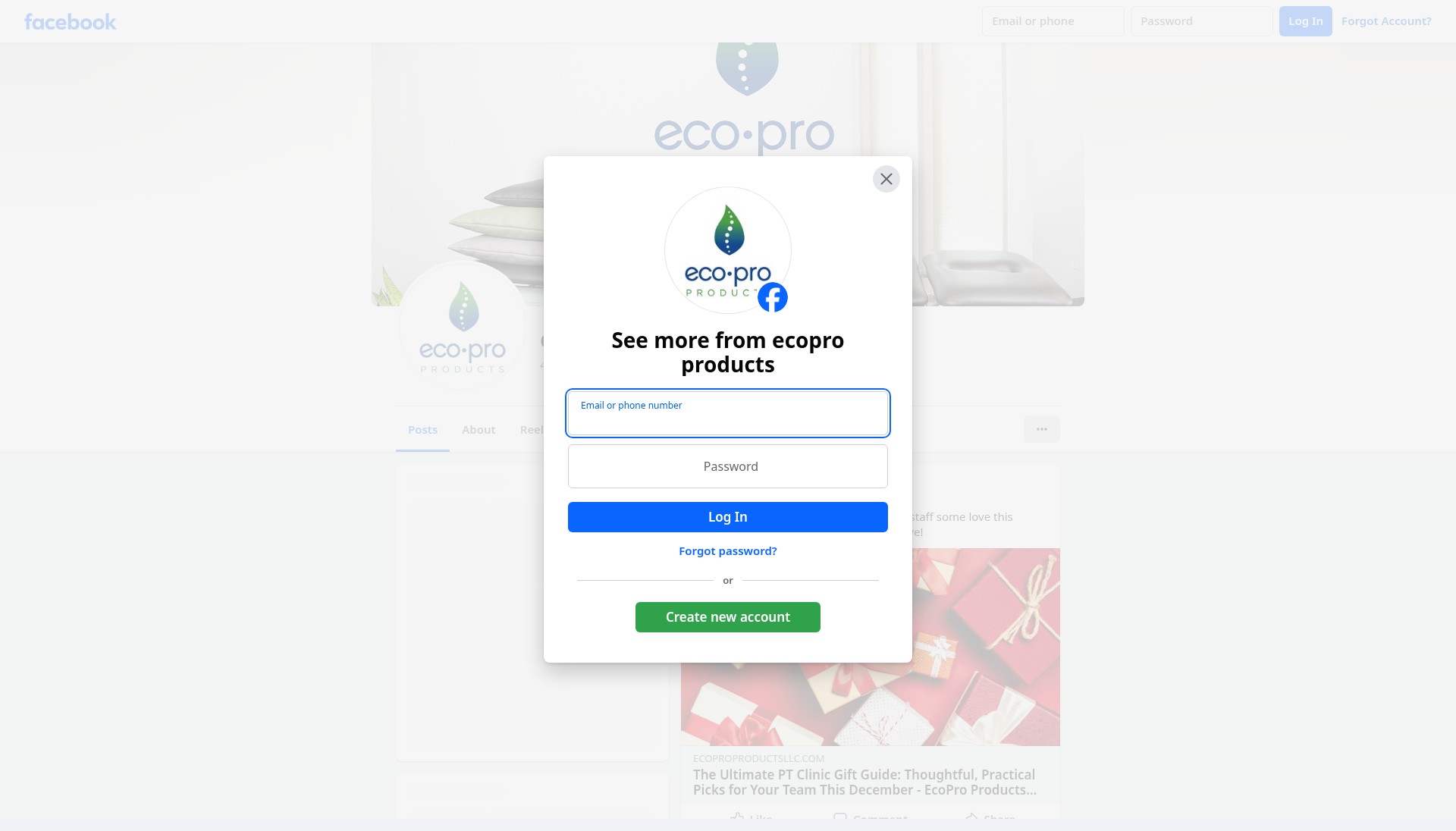 Screenshot of ecoproproductsllc.com